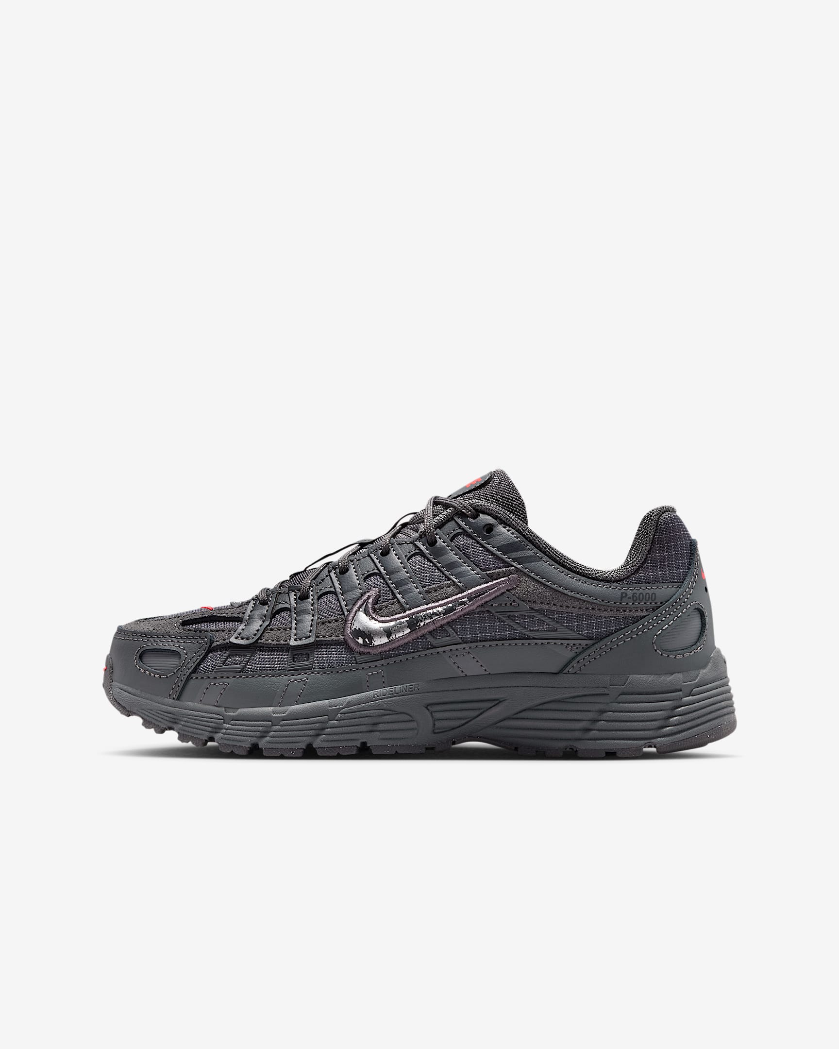 Nike P-6000 Big Kids' (Boys') Shoes - Iron Grey/Dark Smoke Grey/Light Smoke Grey/Metallic Silver