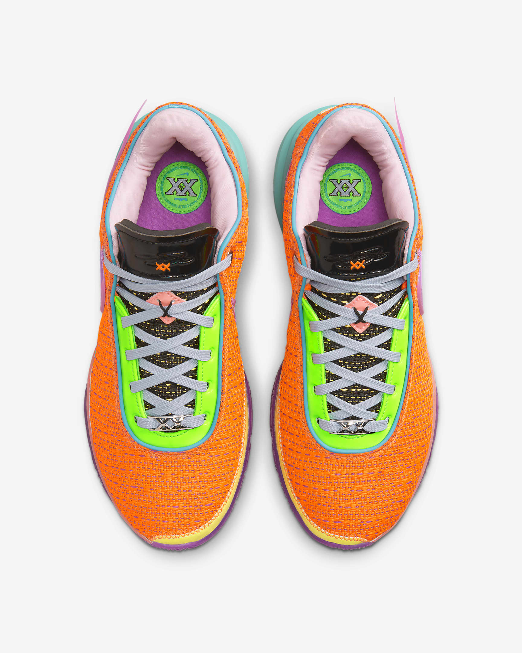 LeBron XX EP 籃球鞋 - Total Orange/Green Strike/Hot Punch/Vivid Purple