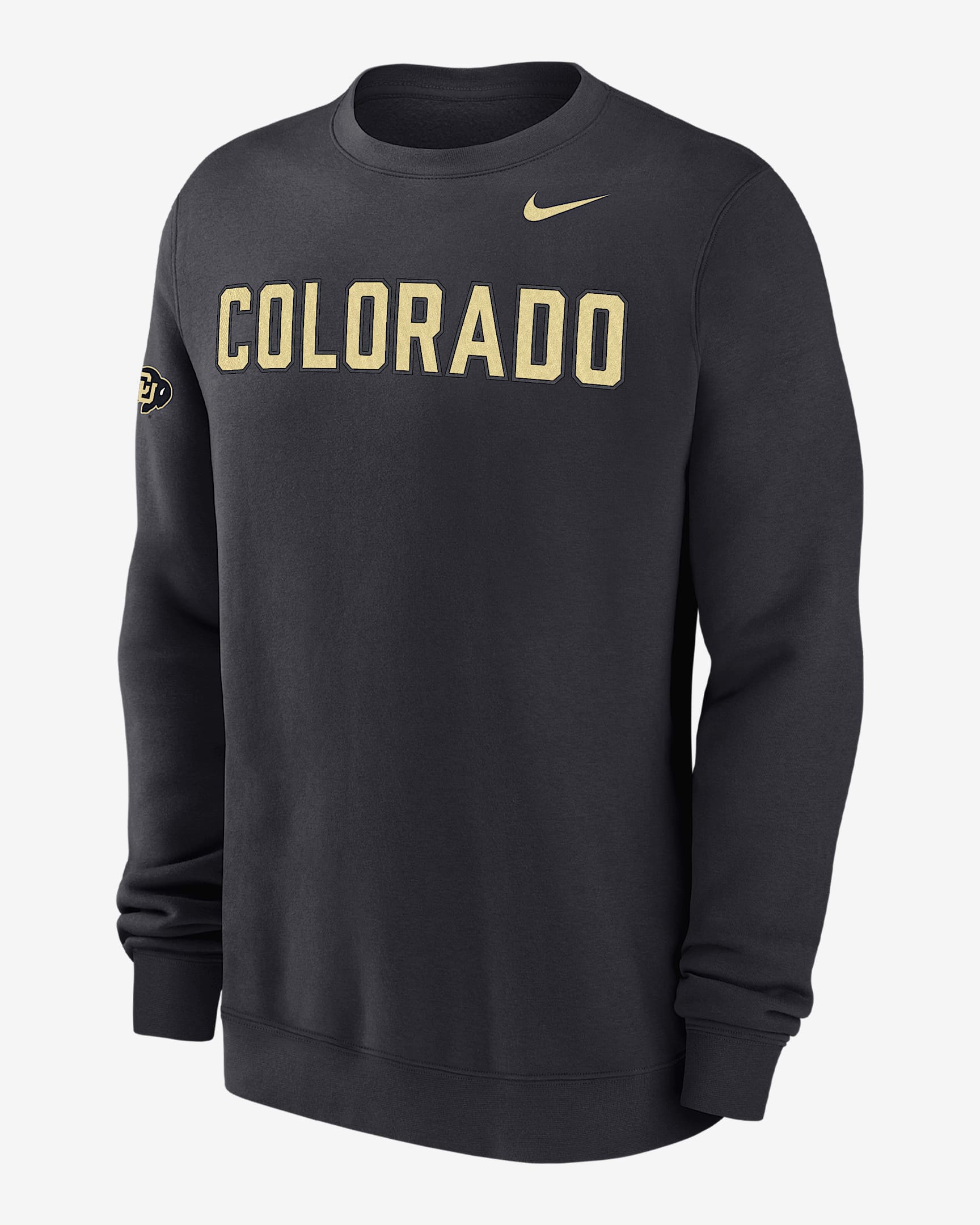 Colorado Club Fleece Men's Nike College Crew-Neck Sweatshirt - Anthracite