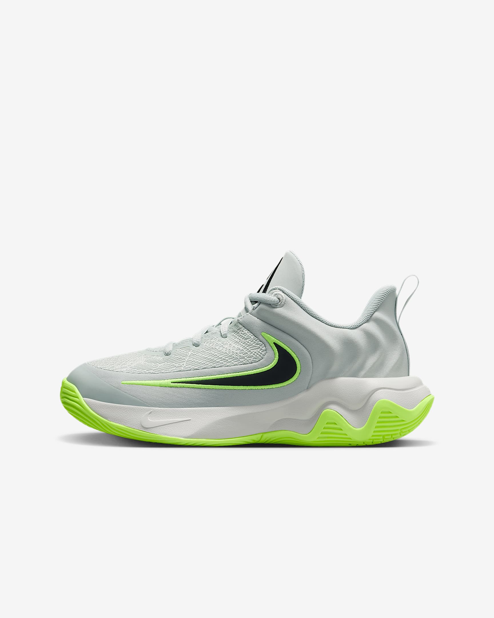 Giannis Immortality 4 Older Kids' Basketball Shoes - Light Silver/Volt/Black