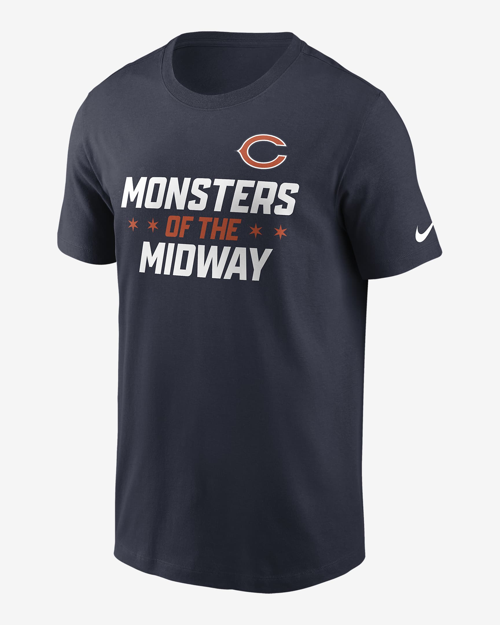 Playera Nike de la NFL para hombre Chicago Bears Local Essential - Azul marino