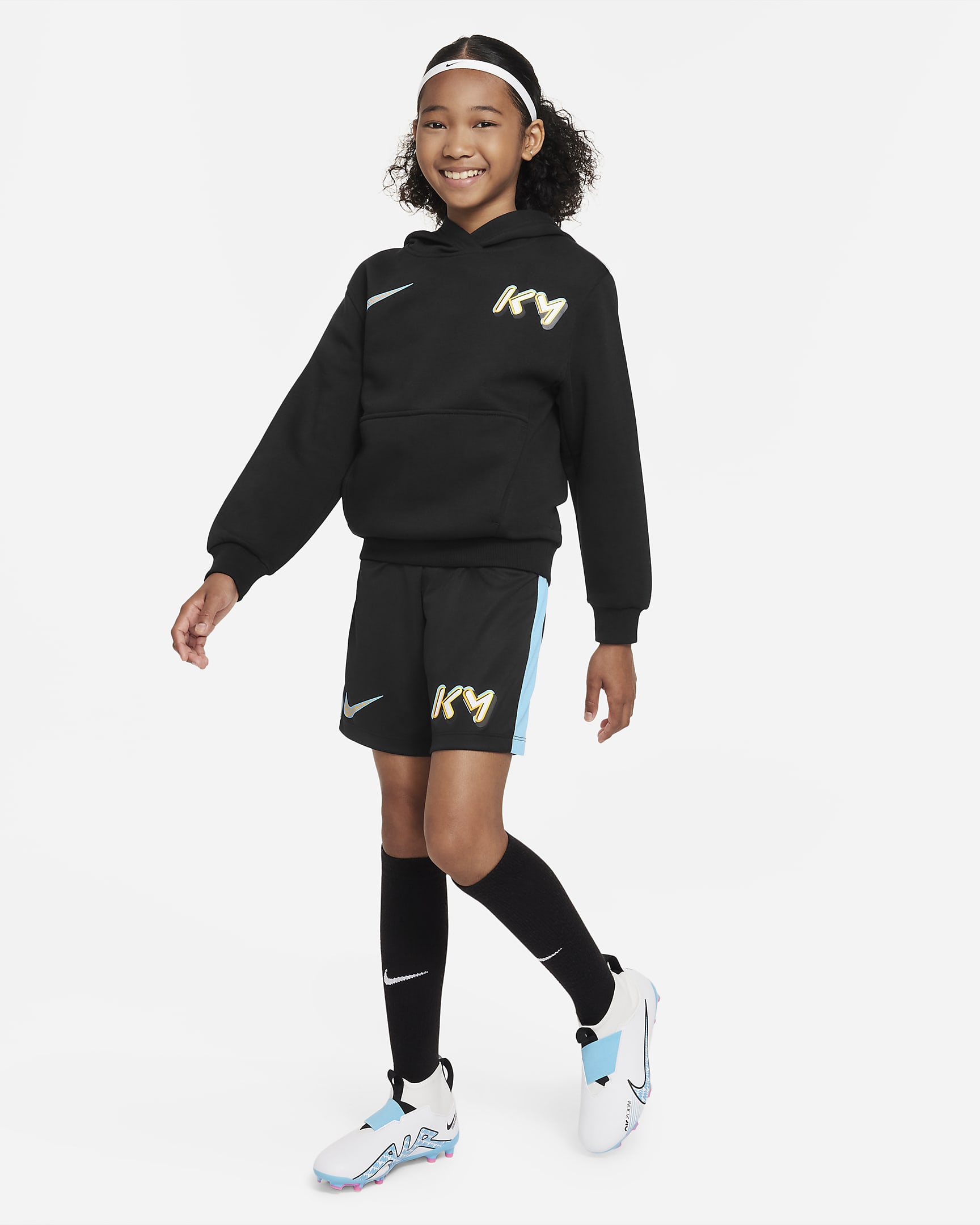KM Nike Dri-FIT Older Kids' Football Shorts. Nike IN