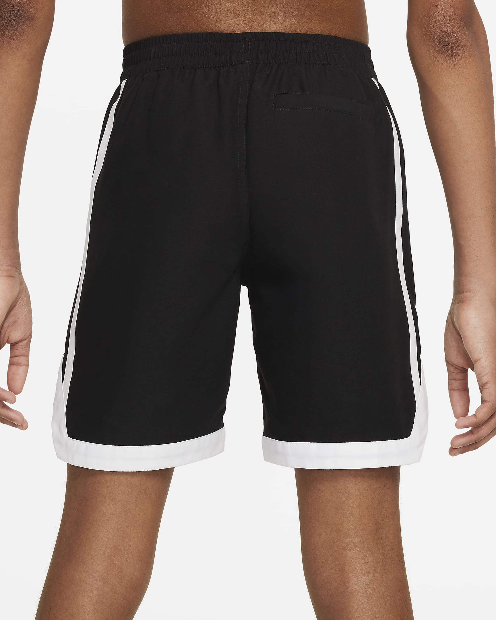 Shorts de voleibol de 18 cm para niño talla grande Natación Nike Fadeaway - Negro