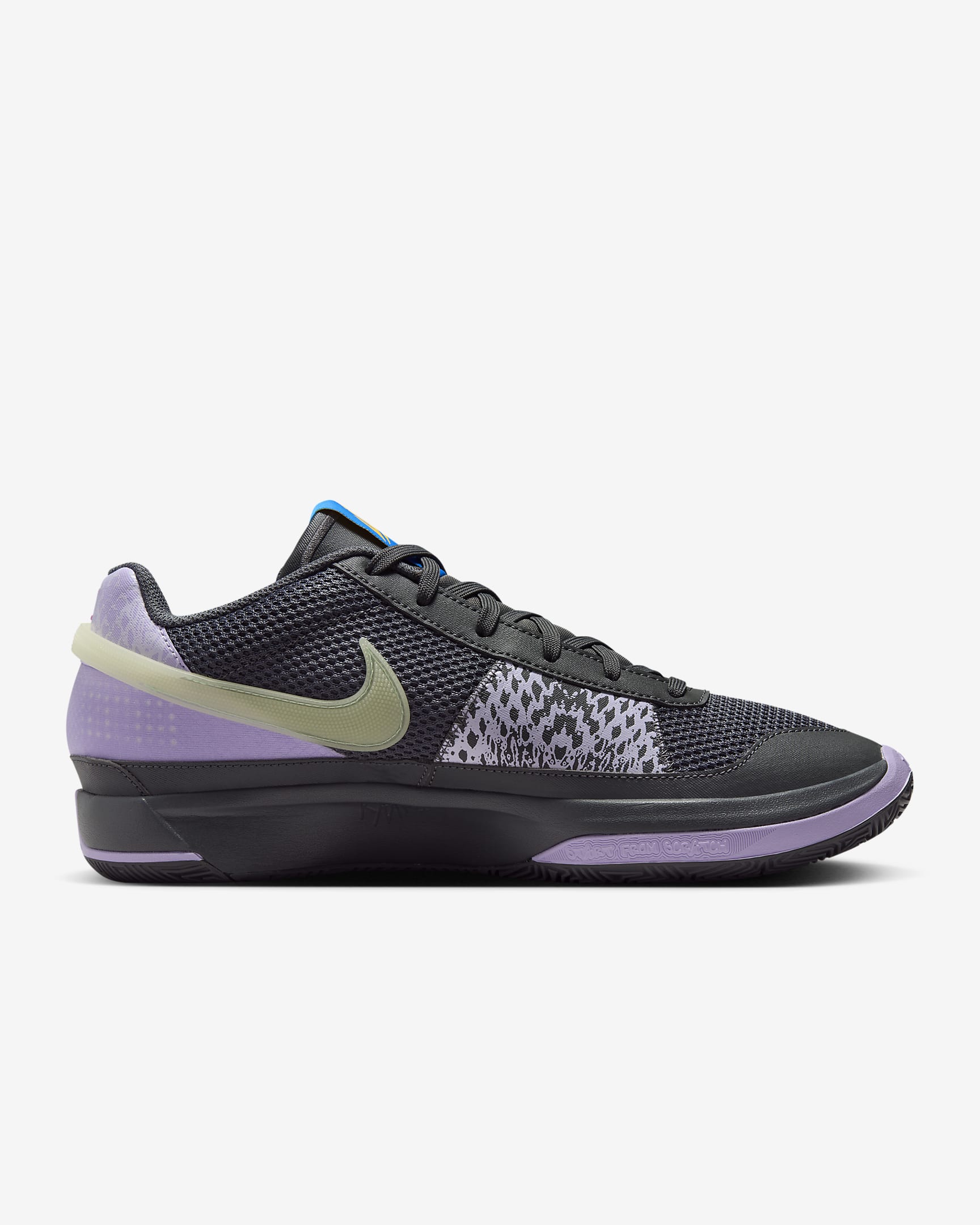 JA 1 Basketball Shoes - Iron Grey/Lilac Bloom/Light Photo Blue/Multi-Colour