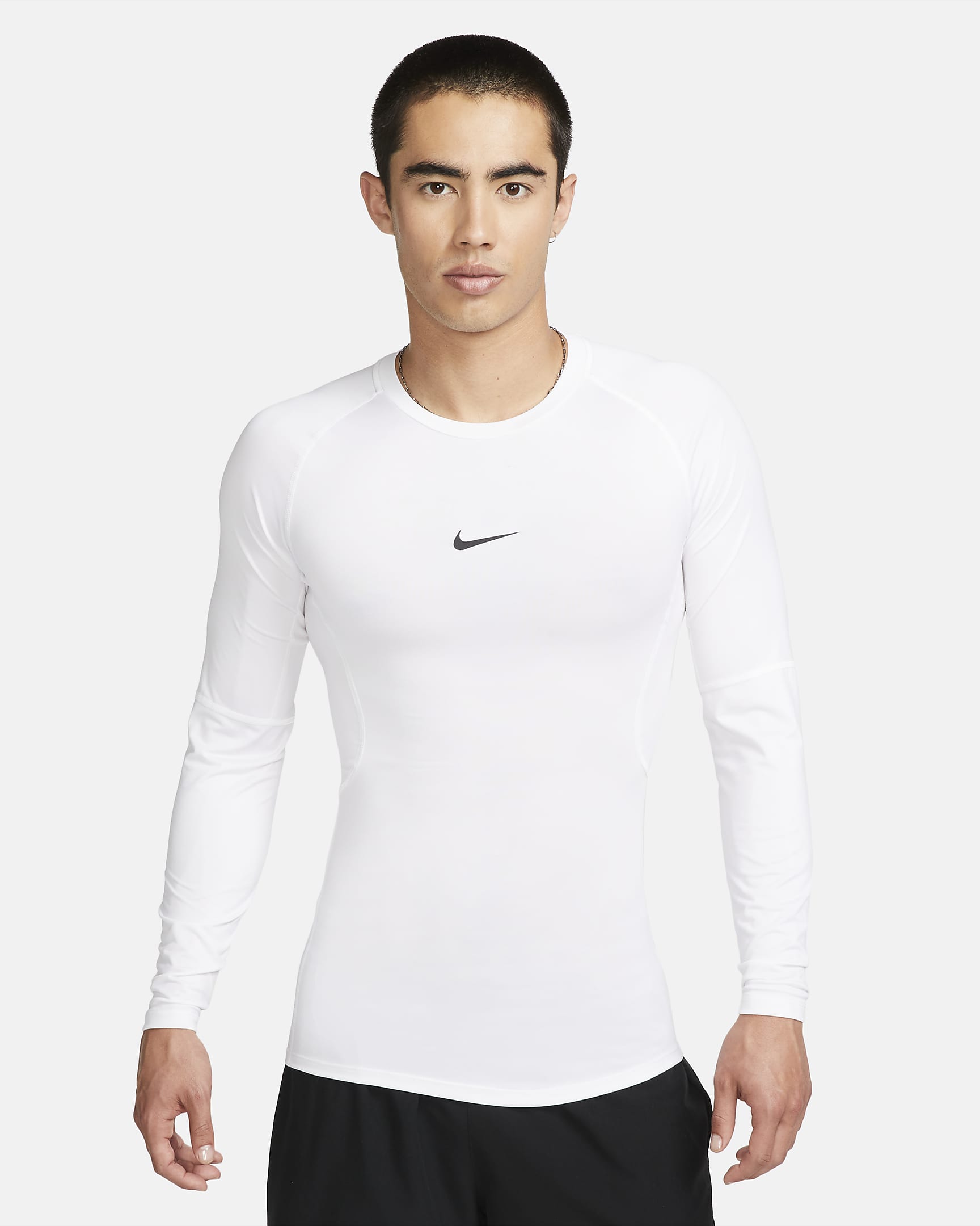 Nike Pro Men's Dri-FIT Tight Long-Sleeve Fitness Top. Nike SG