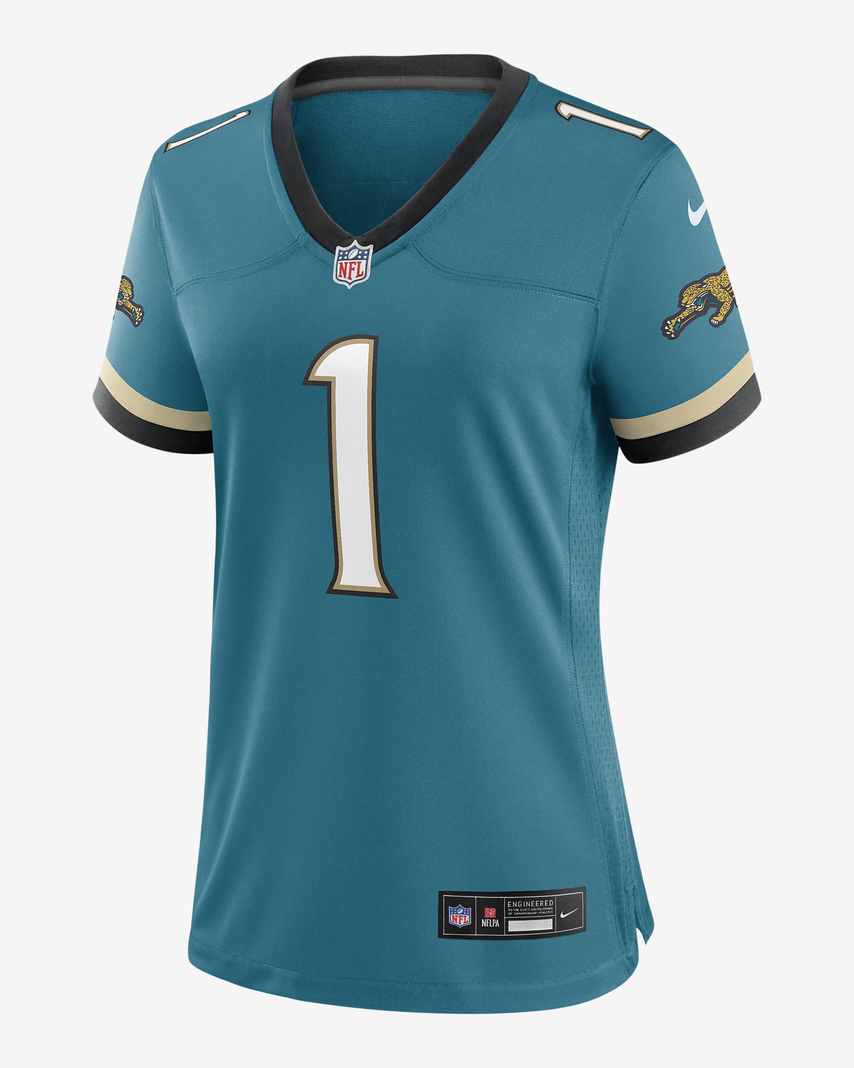 Travis Etienne Jr. Jacksonville Jaguars Women's Nike NFL Game Football Jersey - Teal