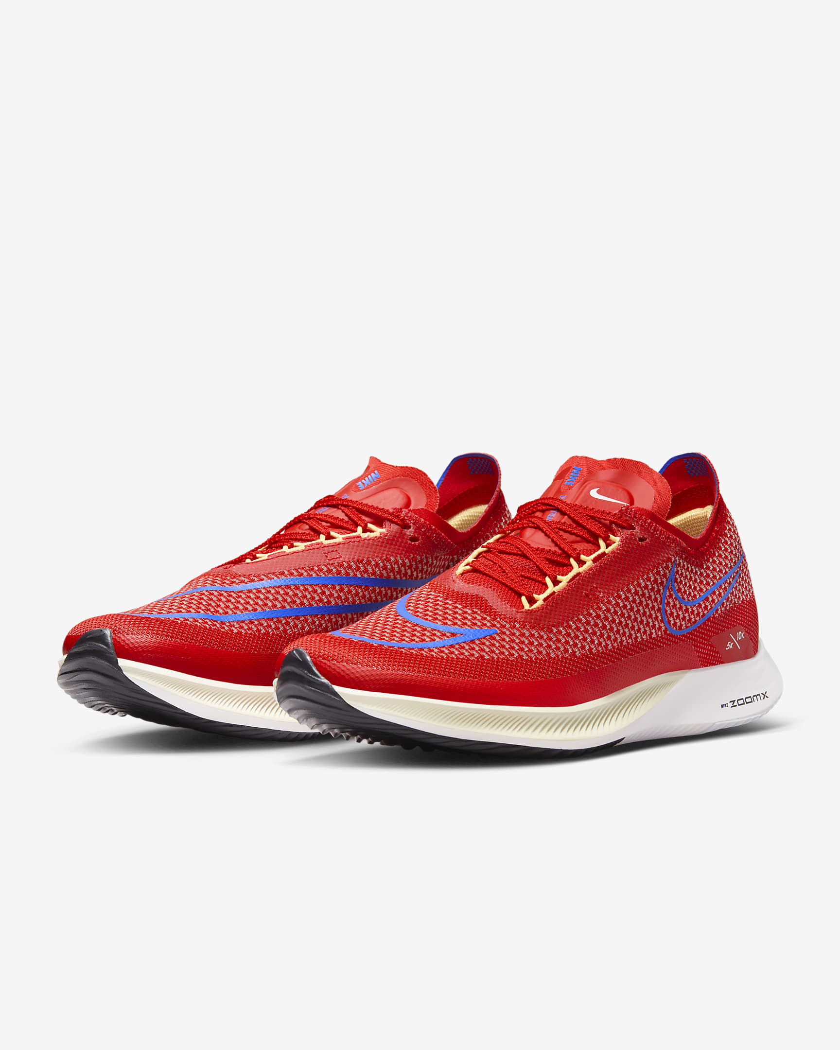 Nike Streakfly Road Racing Shoes - University Red/Sea Glass/White/Blue Joy