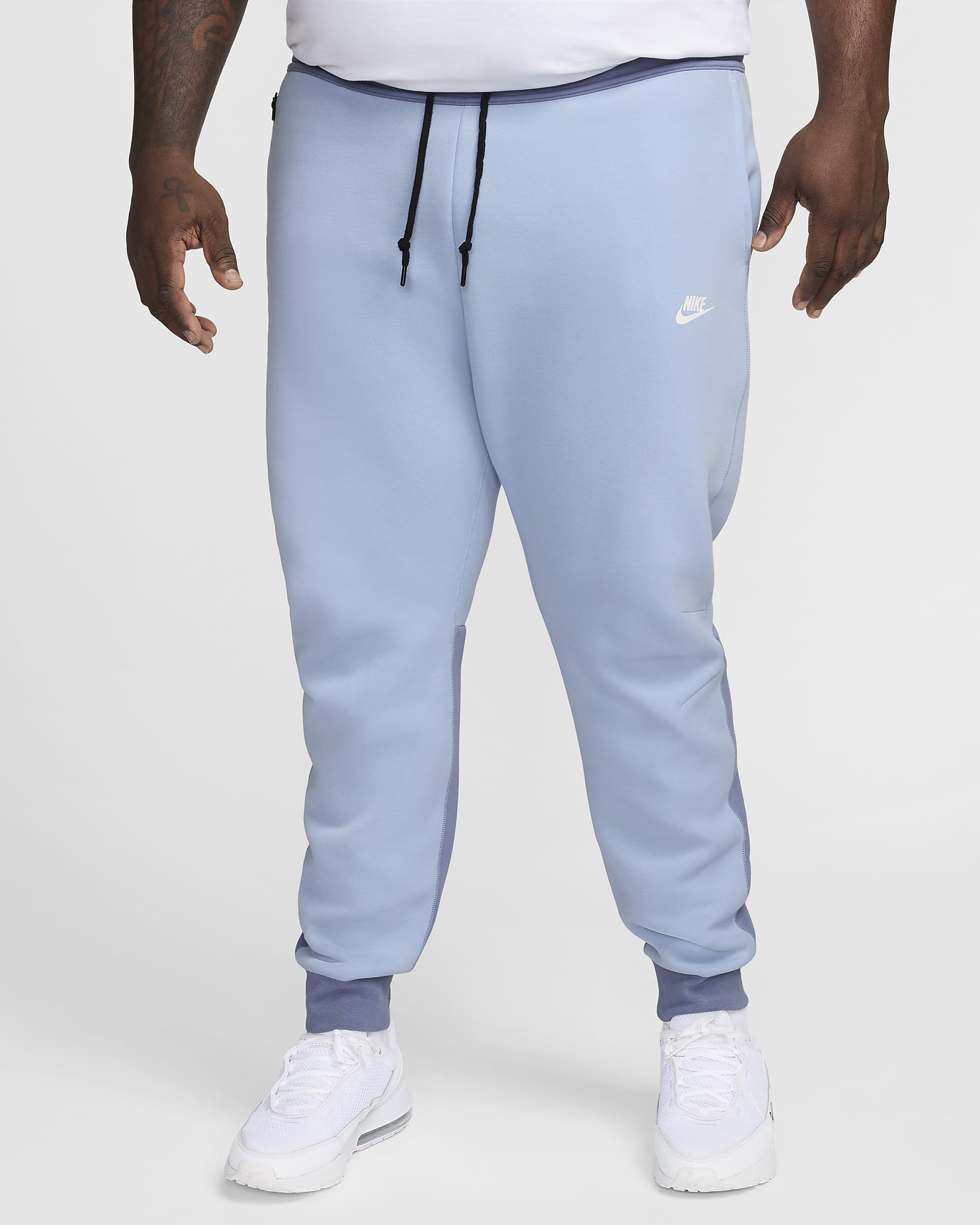 Nike Sportswear Tech Fleece férfi szabadidőnadrág - Light Armory Blue/Ashen Slate/Fehér