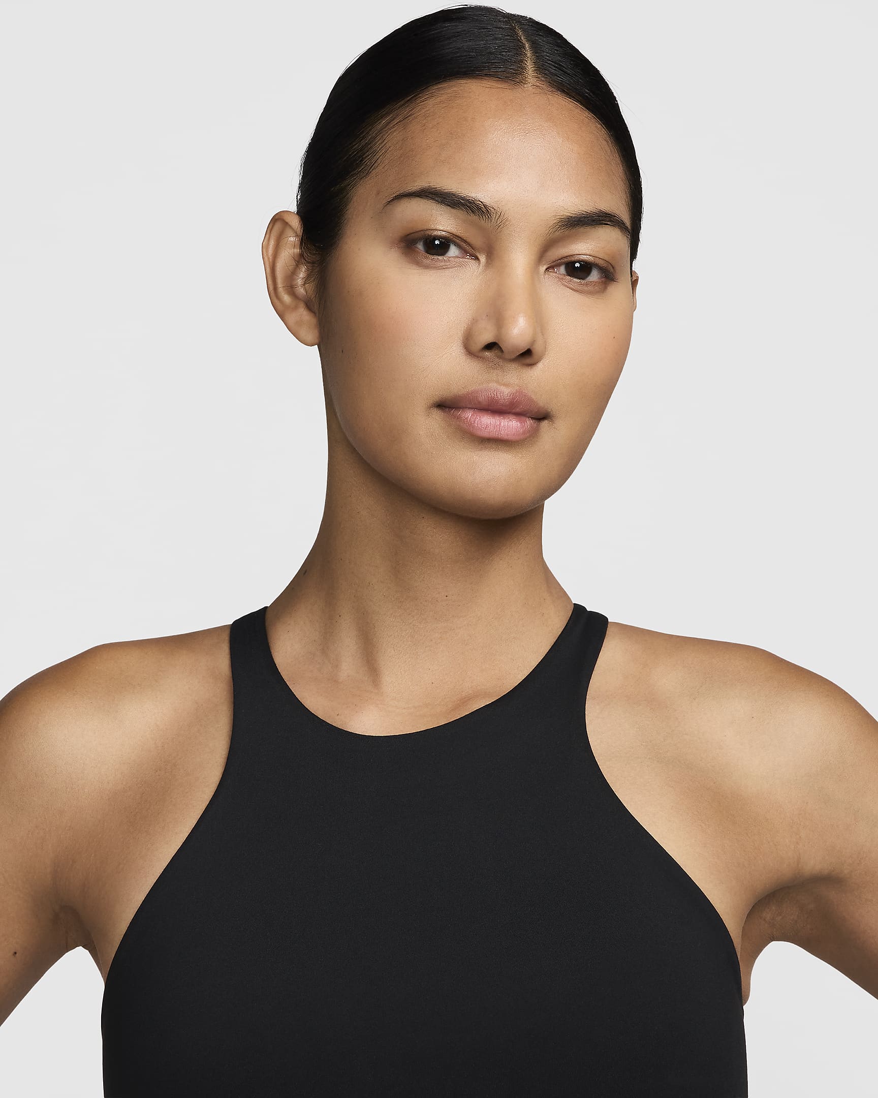 Nike One Twist Women's Light-Support Lightly Lined High-Neck Sports Bra - Black/Black