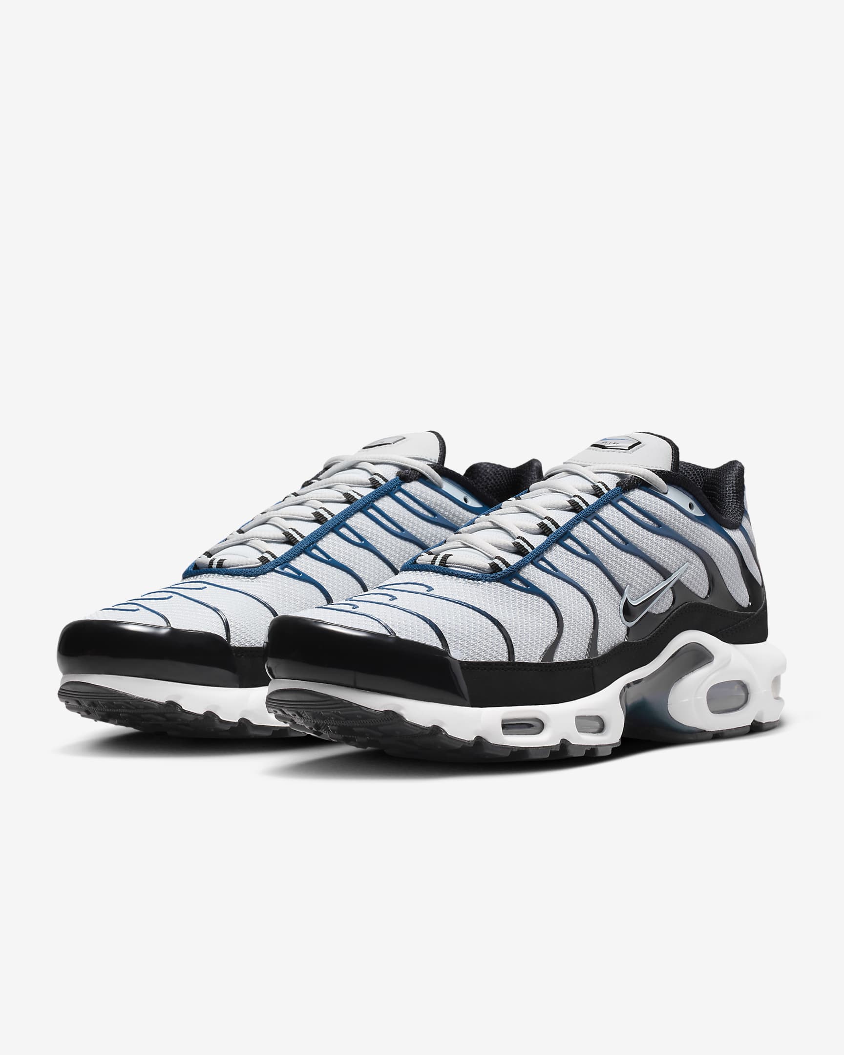 Nike Air Max Plus Men's Shoes - Pure Platinum/Court Blue/Glacier Blue/Black