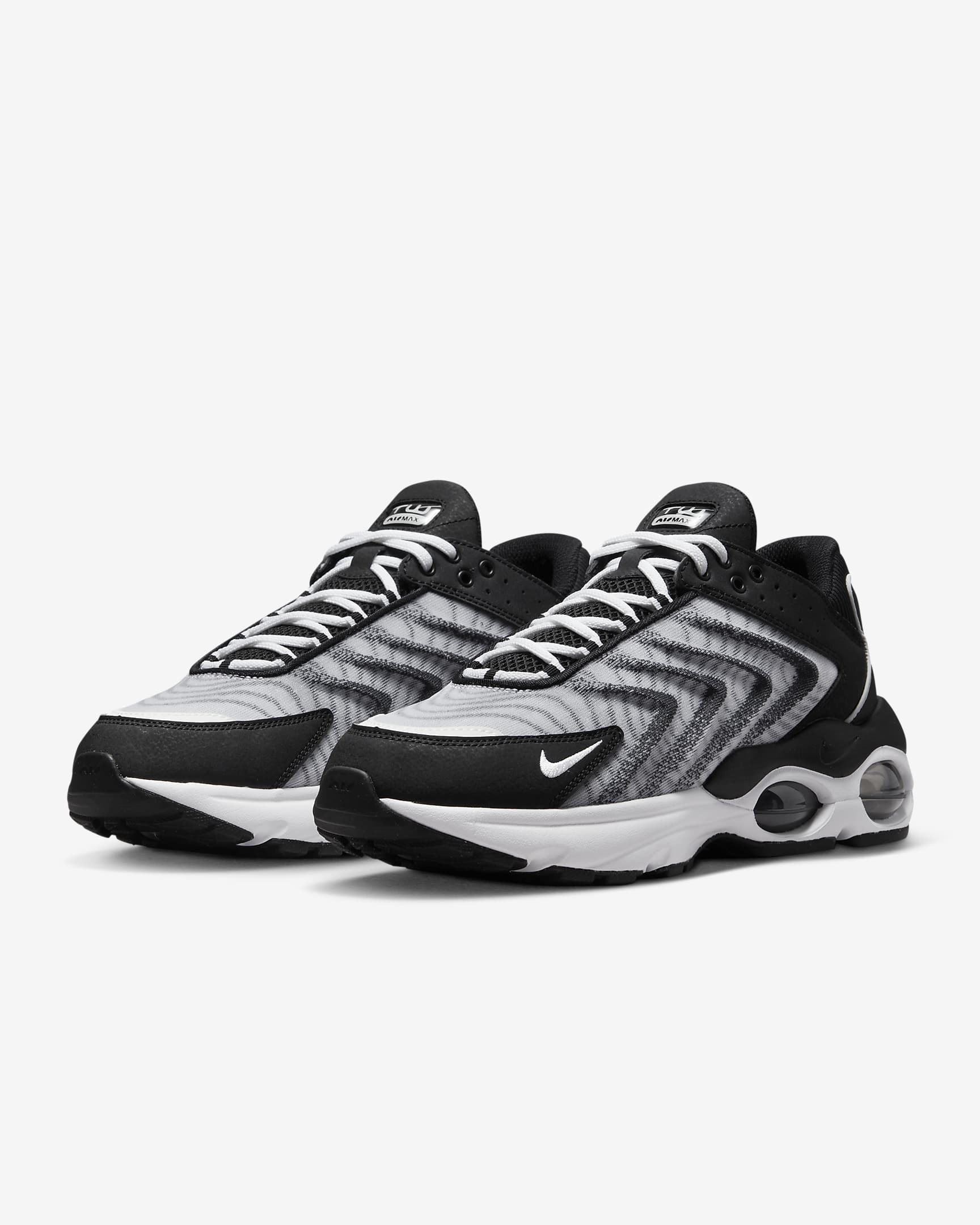 Chaussure Nike Air Max TW pour homme - Noir/Noir/Blanc/Blanc