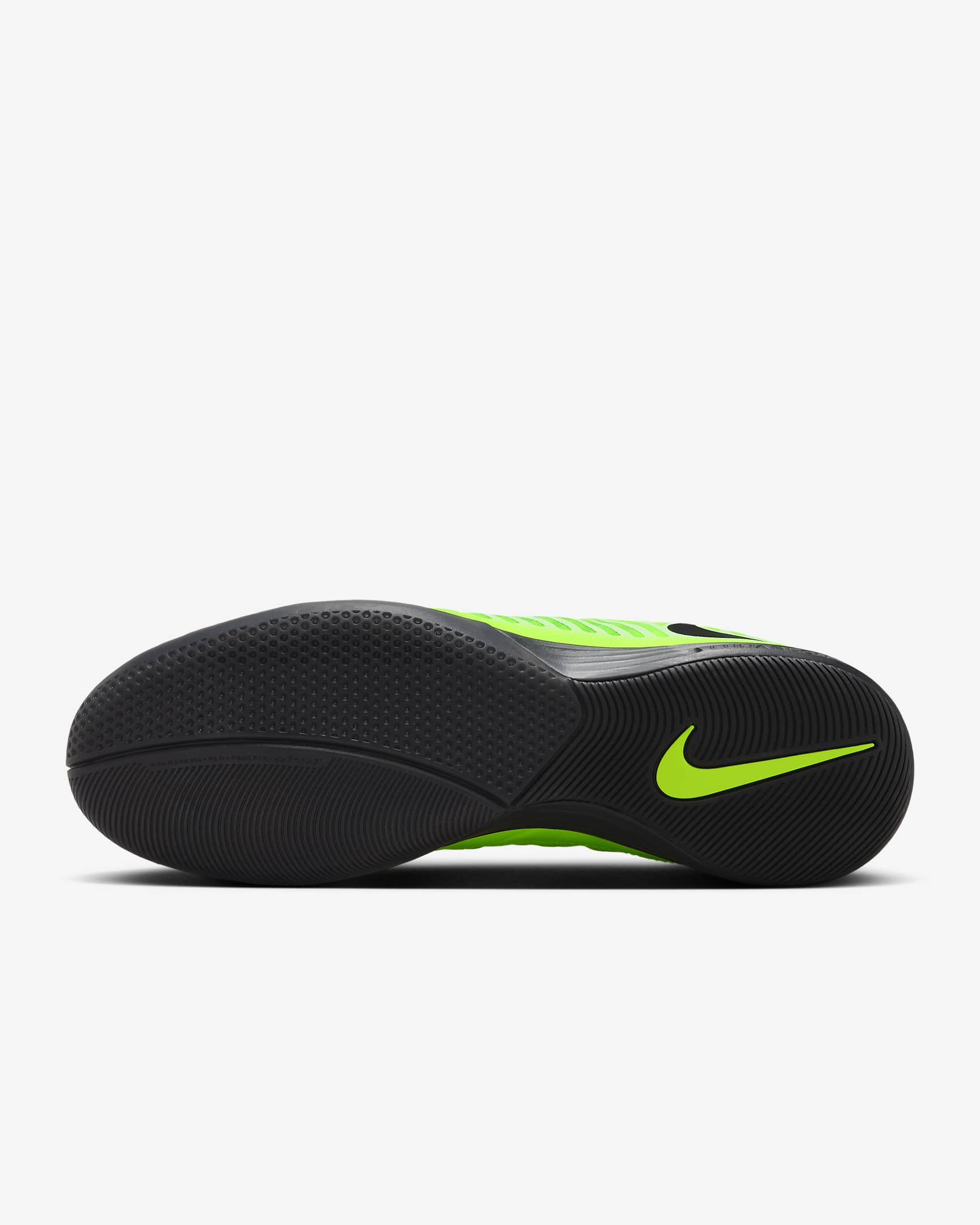 Nike Lunar Gato II Indoor Court Low-Top Football Shoes - Black/Volt