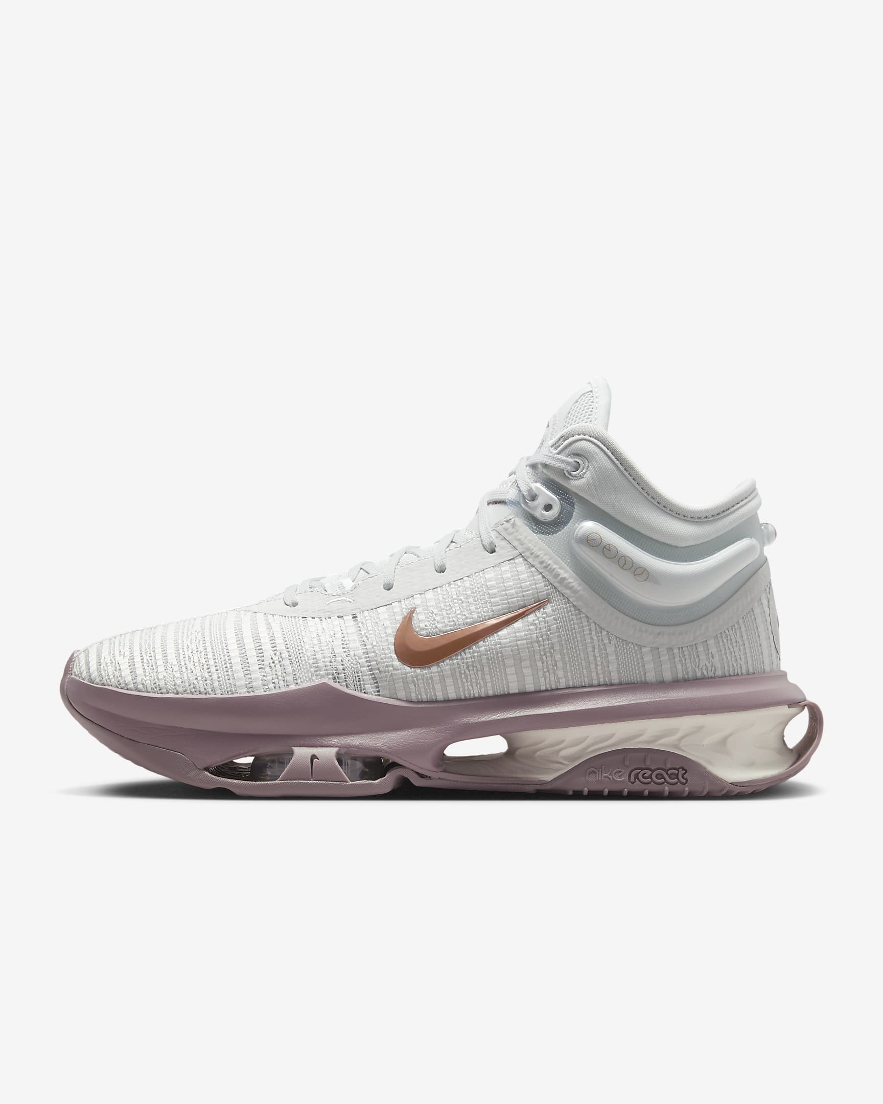 Nike G.T. Jump 2 Erkek Basketbol Ayakkabısı - Photon Dust/Taupe Grey/Wolf Grey/Metallic Red Bronze