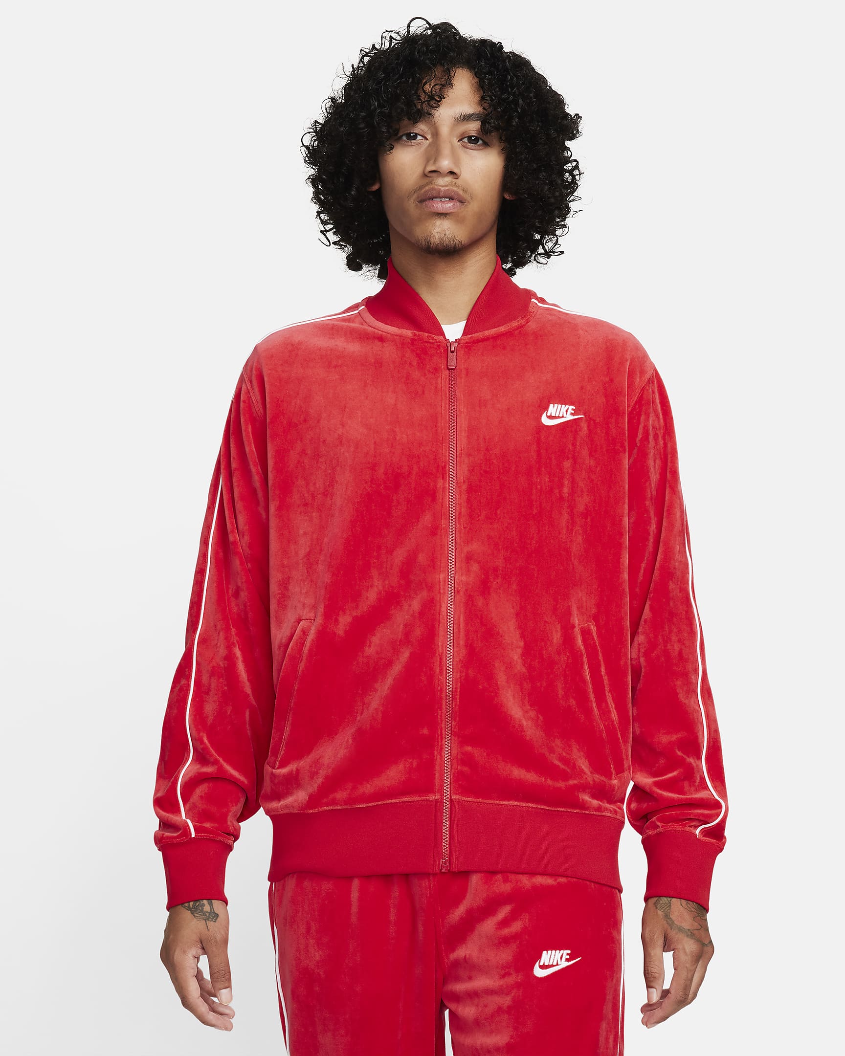 Nike Sportswear Club Men's Velour Jacket. Nike BE
