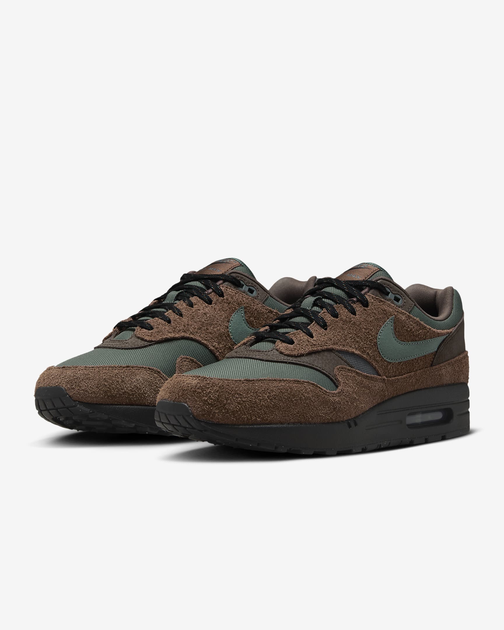 Nike Air Max 1 herresko - Cacao Wow/Baroque Brown/Svart/Vintage Green