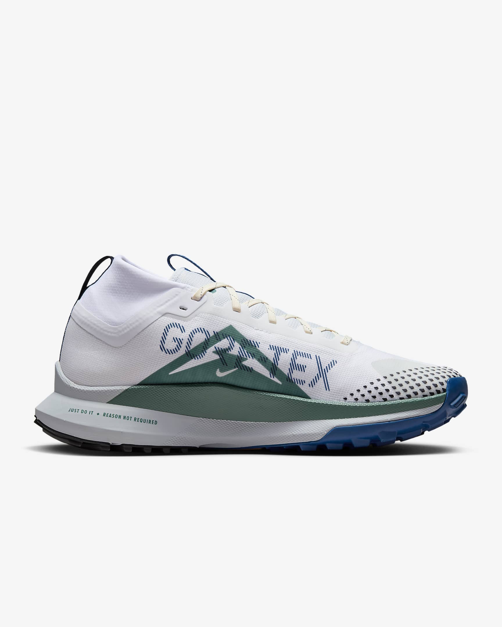 Vandafvisende Nike Pegasus Trail 4 GORE-TEX-trailløbesko til mænd - hvid/Cedar/Court Blue/sort