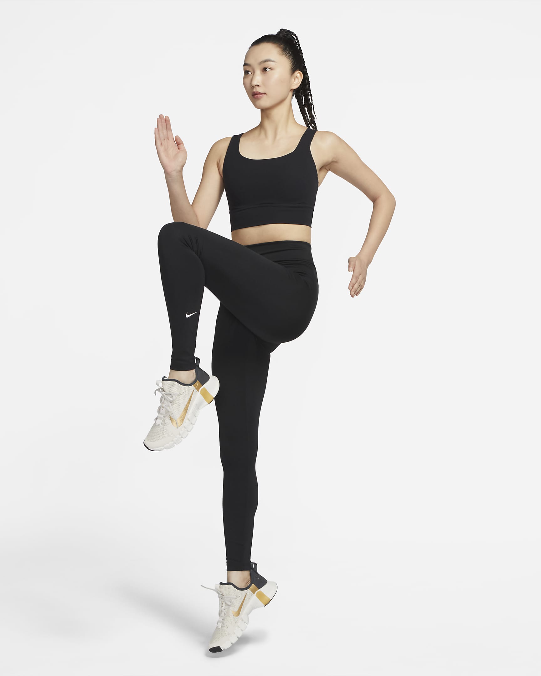 Nike Dri-FIT Alate Ellipse Women's Medium-Support Padded Longline ...