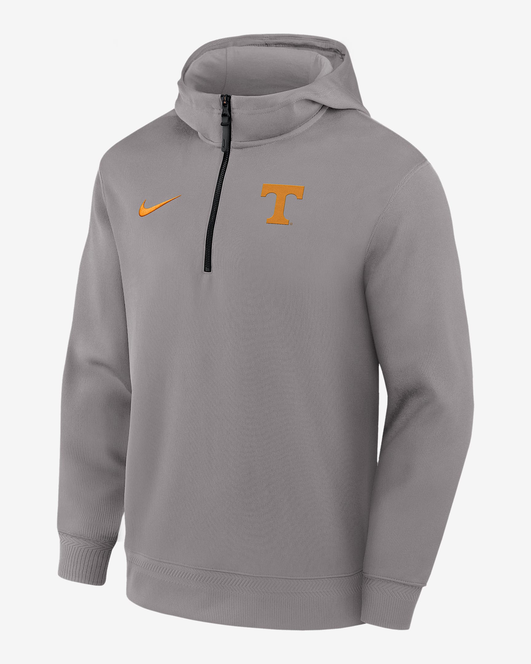 Tennessee Coaches Premium Men’s Nike Dri-FIT College 1/4-Zip Hoodie - Grey