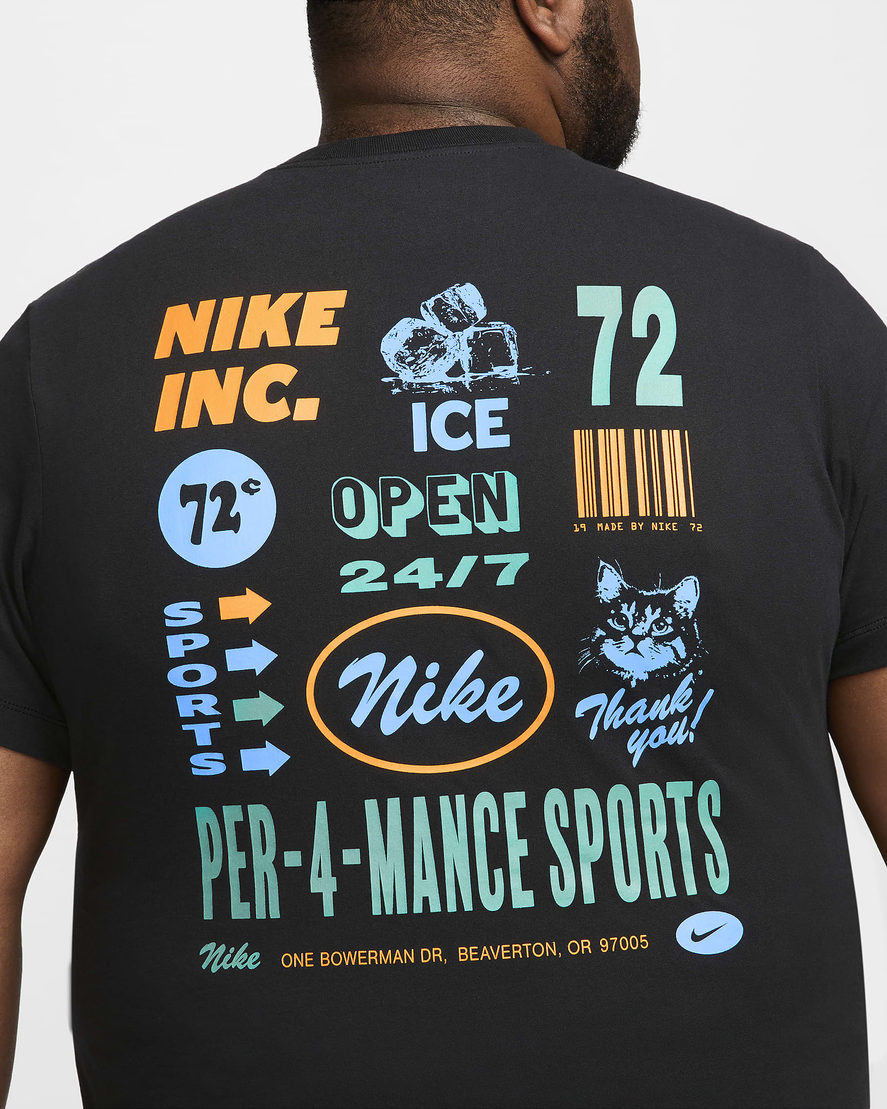 Nike Dri-FIT férfi fitneszpóló - Fekete