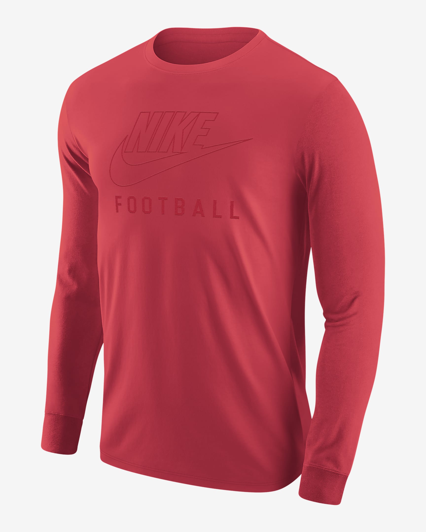 Nike Swoosh Men's Football Long-Sleeve T-Shirt - Ember Glow