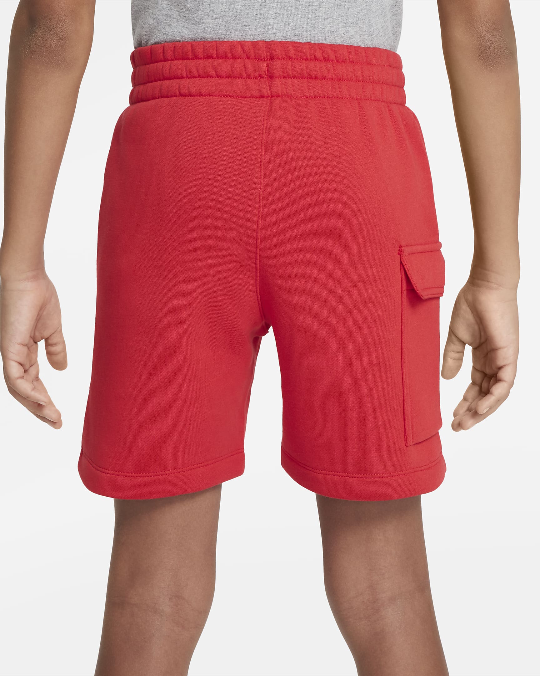 Nike Sportswear Big Kids' (Boy's) Fleece Cargo Shorts.