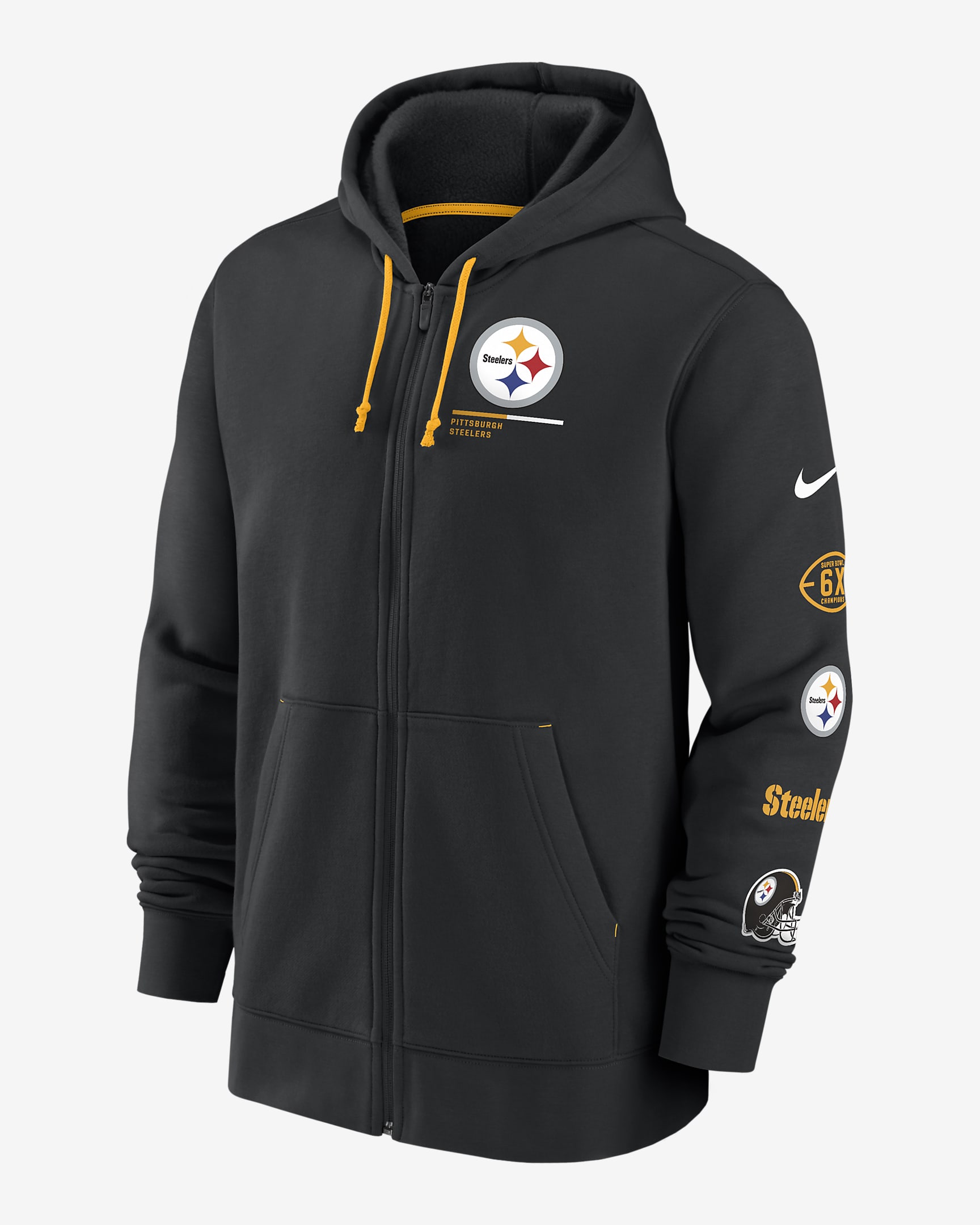 Sudadera con gorro de cierre completo para hombre Nike Team Surrey (NFL ...