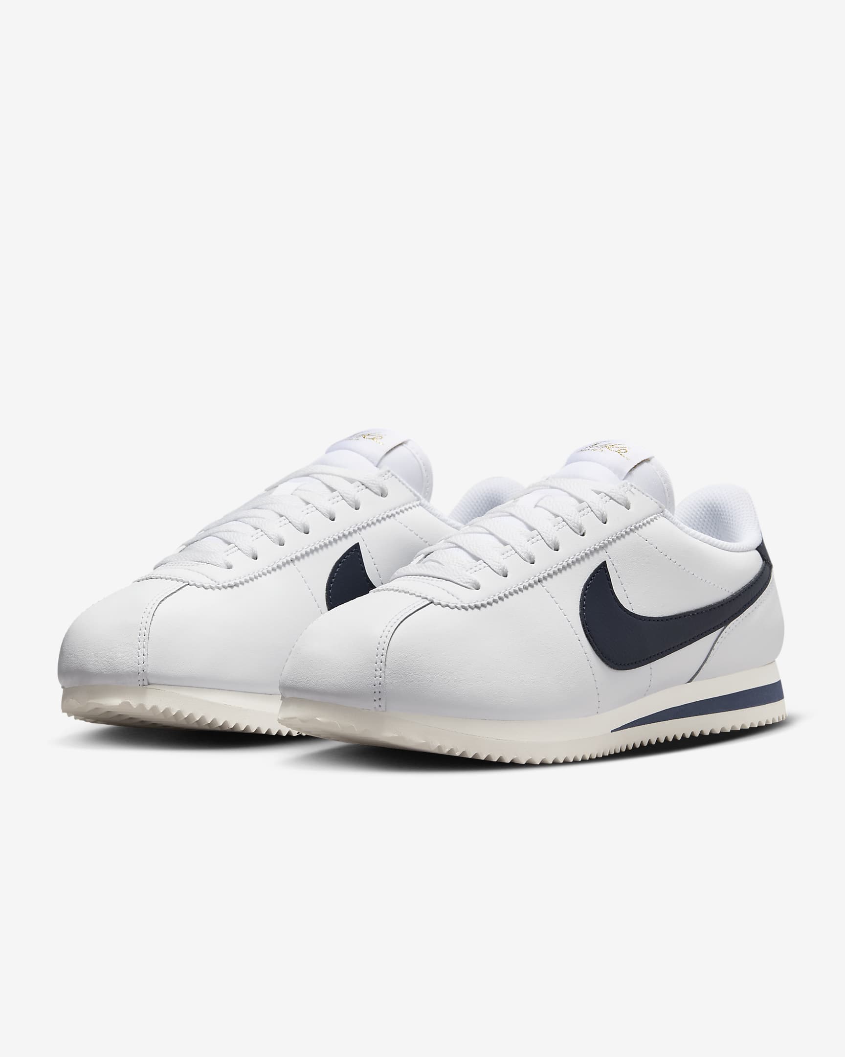 Scarpa Nike Cortez Leather – Donna - Bianco/Sail/Oro metallizzato/Ossidiana