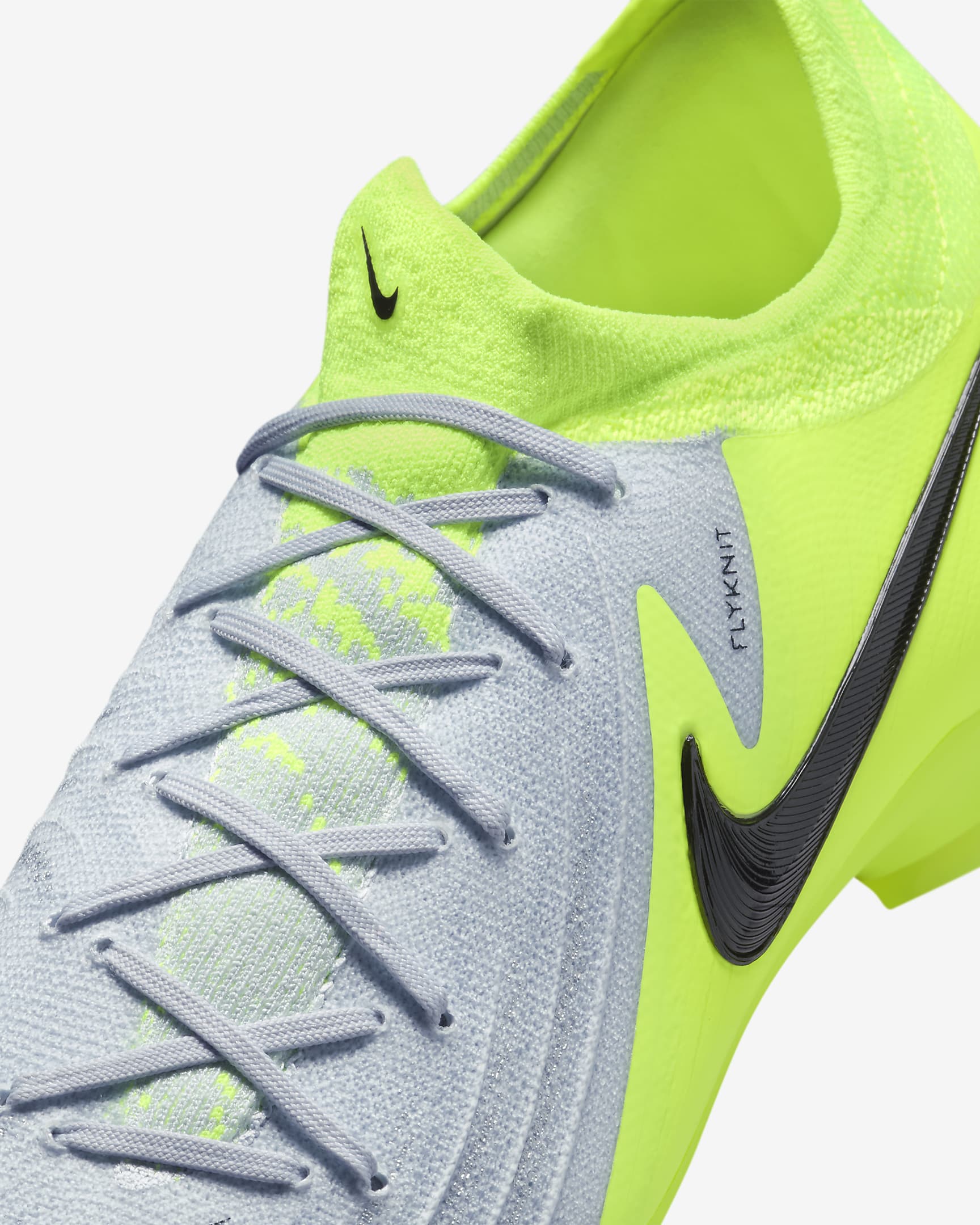 Nike Phantom GX 2 Pro FG Low-Top Football Boot - Metallic Silver/Volt/Black