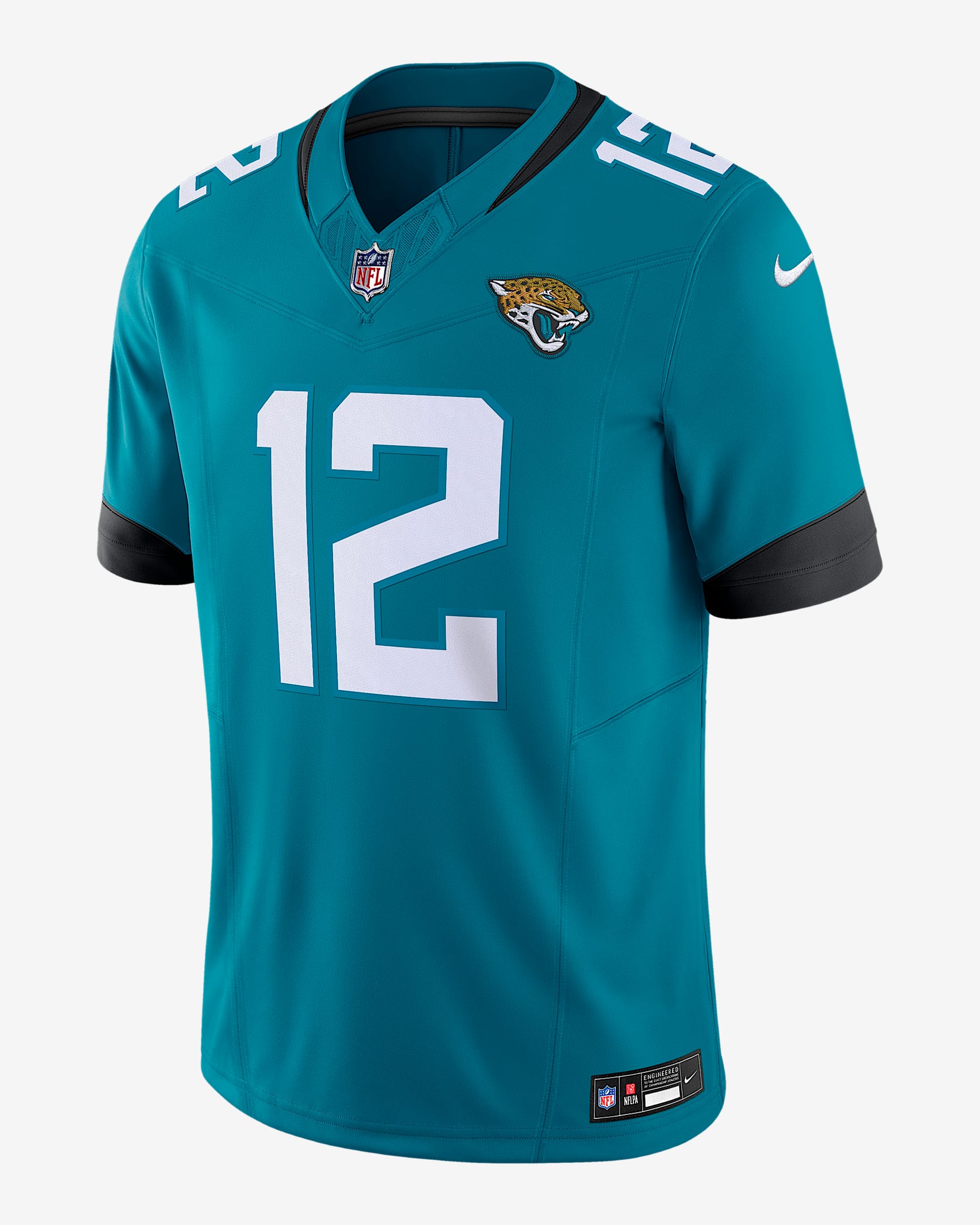 Jersey Nike Dri-FIT de la NFL Limited para hombre Travis Hunter Jacksonville Jaguars 2025 NFL Draft First Round Pick - Azul verdoso
