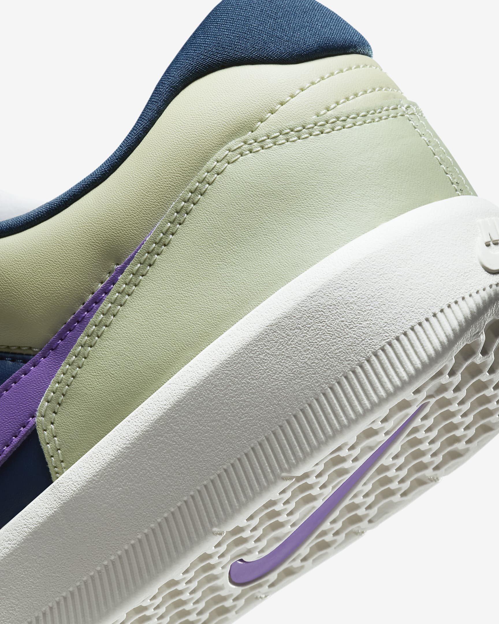 Nike SB Force 58 Premium Skate Shoes - Olive Aura/Armoury Navy/Summit White/Black Raspberry