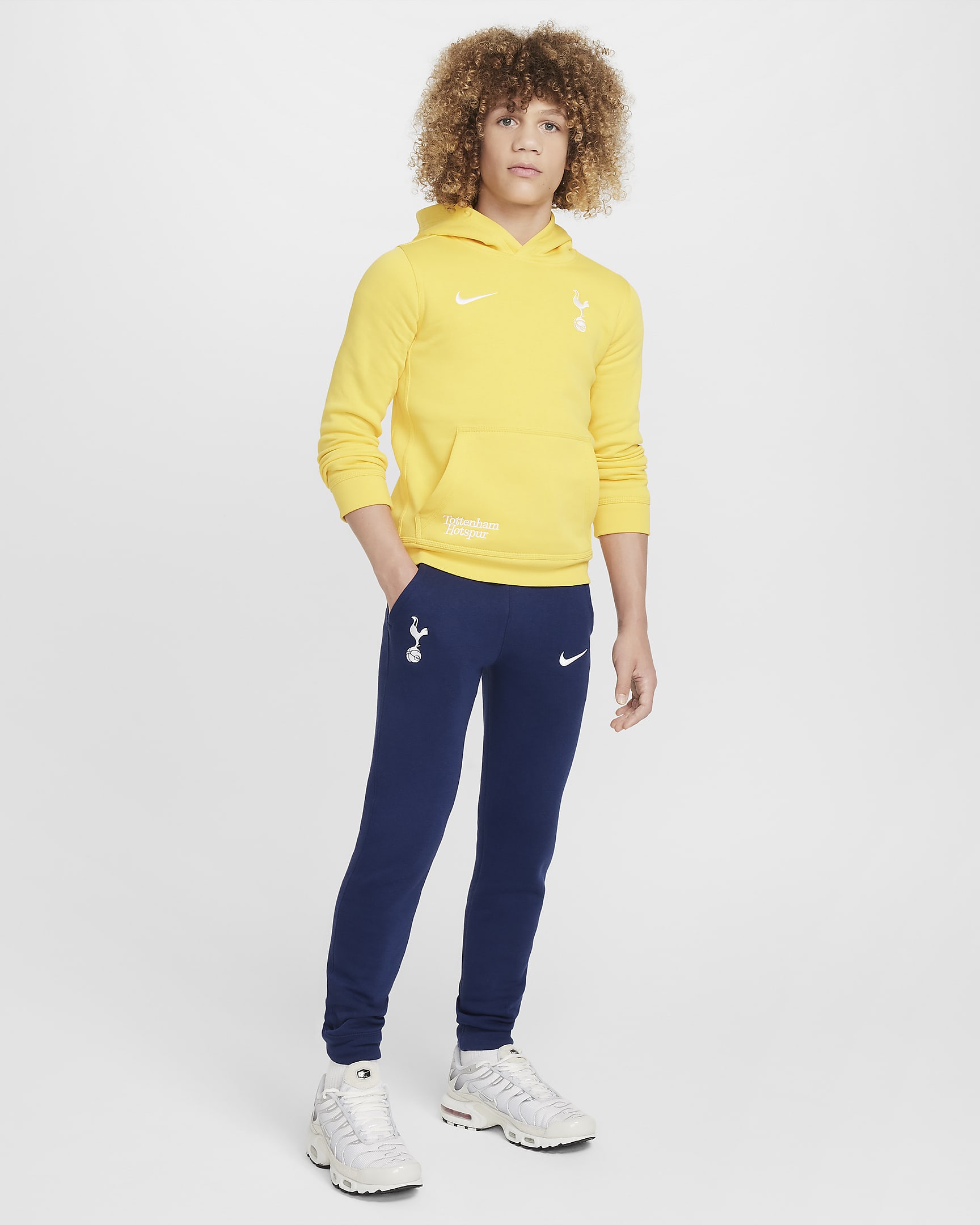 Pantaloni jogger da calcio Nike Tottenham Hotspur Club Fleece – Ragazzo - Binary Blue/Bianco