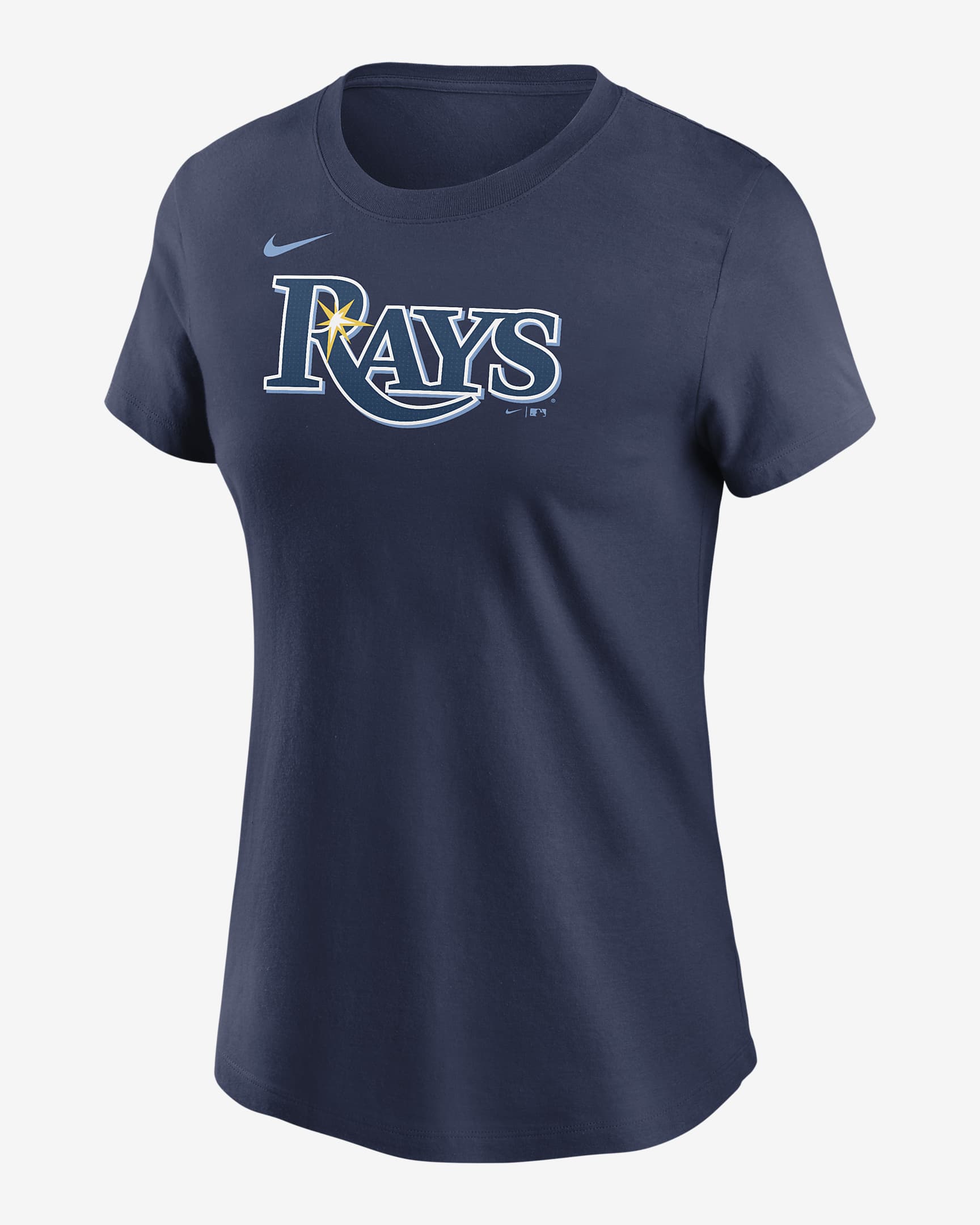Tampa Bay Rays Wordmark Women's Nike MLB TShirt.