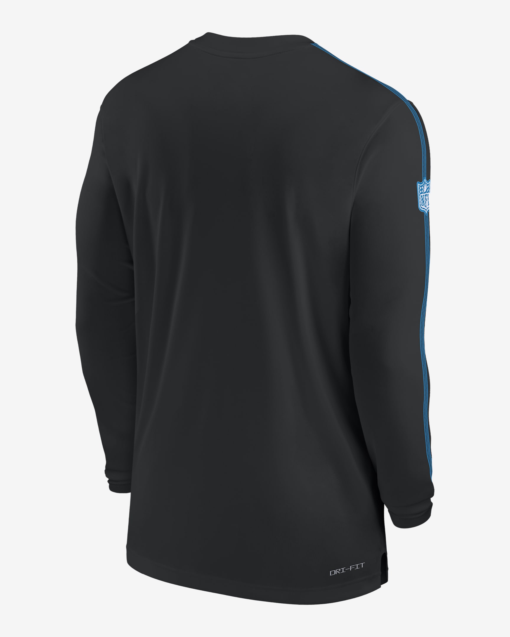 Carolina Panthers Sideline Coach Men's Nike Dri-FIT NFL Long-Sleeve Top - Black