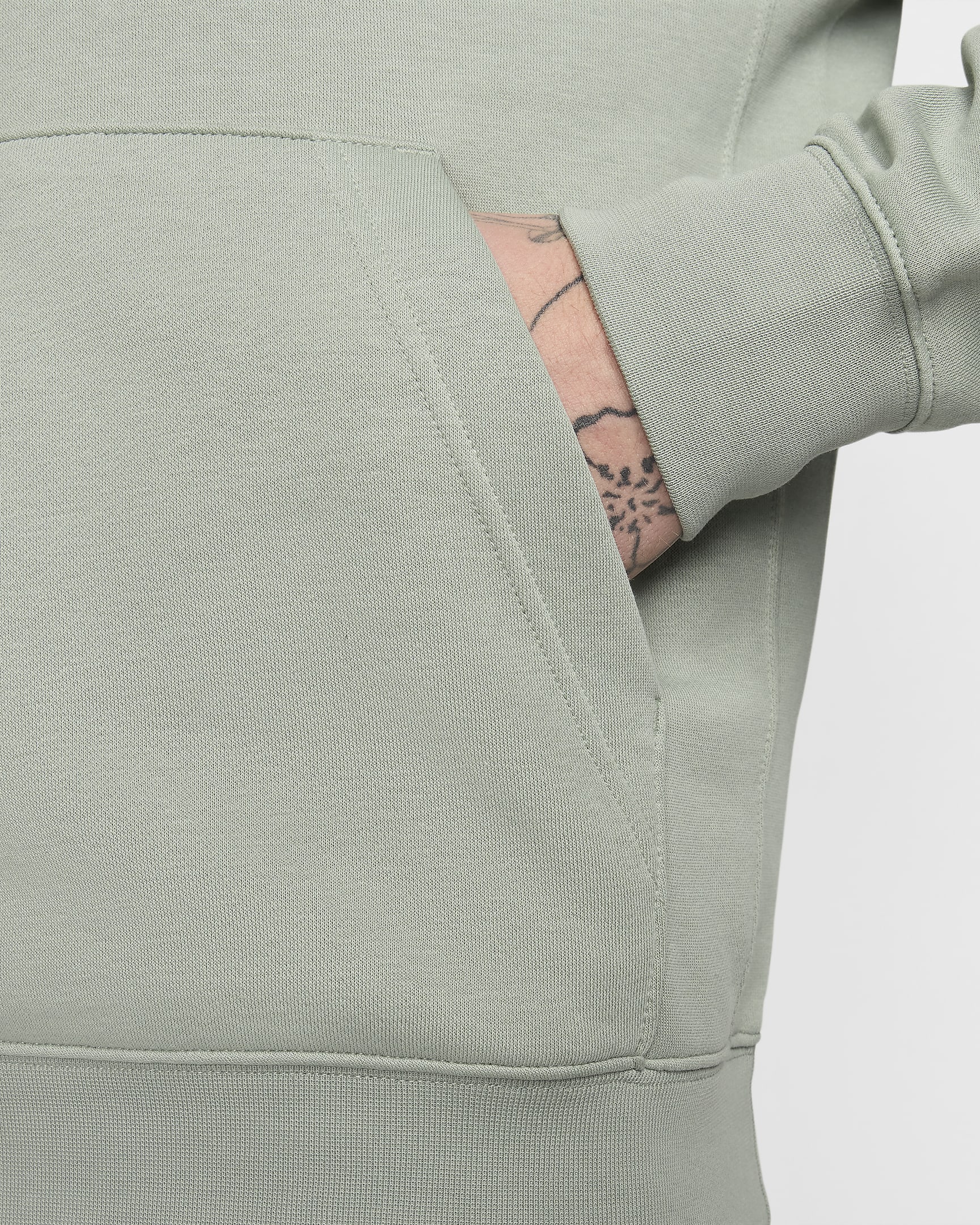 Nike Sportswear Club Fleece Pullover Hoodie - Jade Horizon/Jade Horizon/White