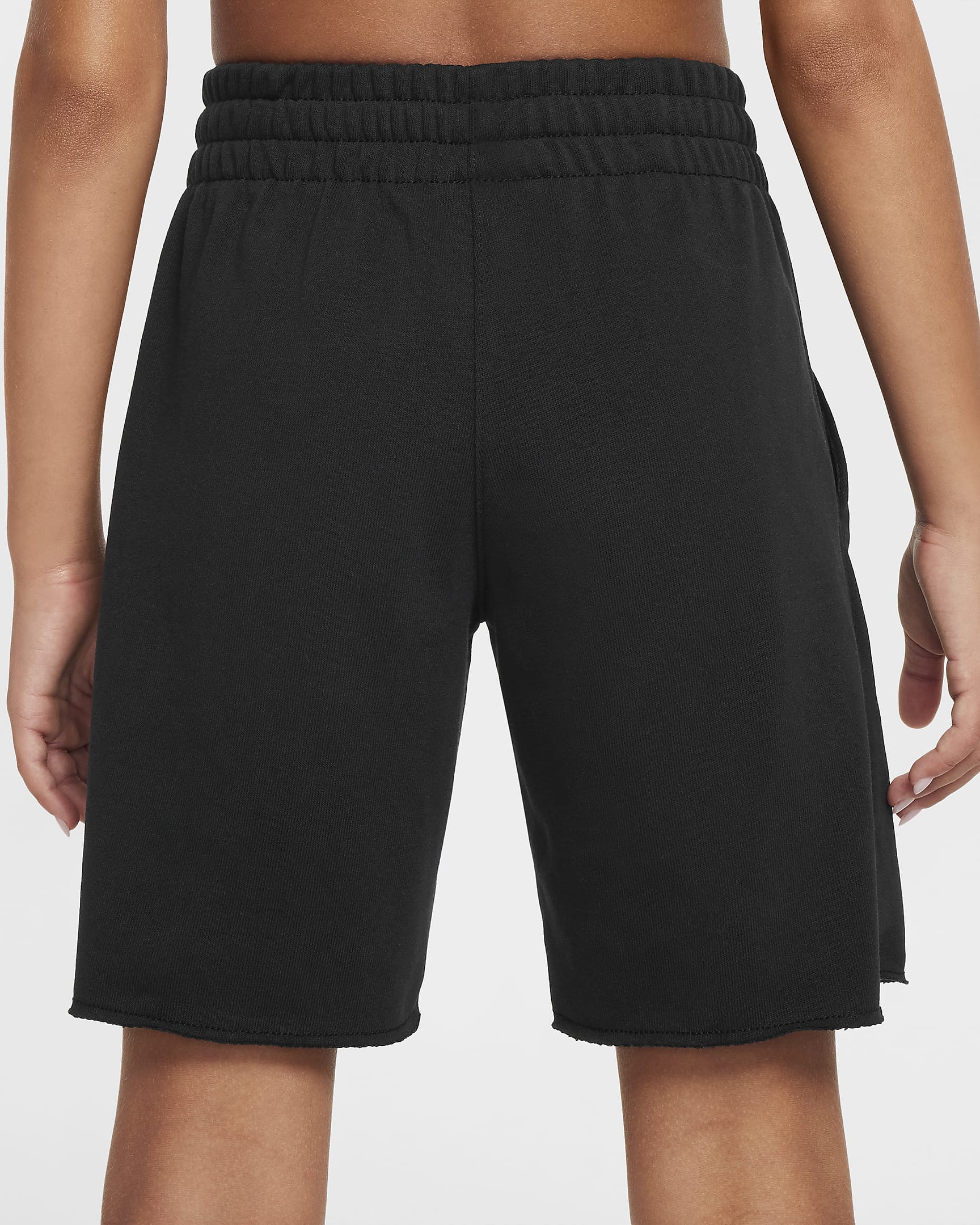 Nike Sportswear Dri-FIT Fleece-Shorts für ältere Kinder (Mädchen) - Schwarz