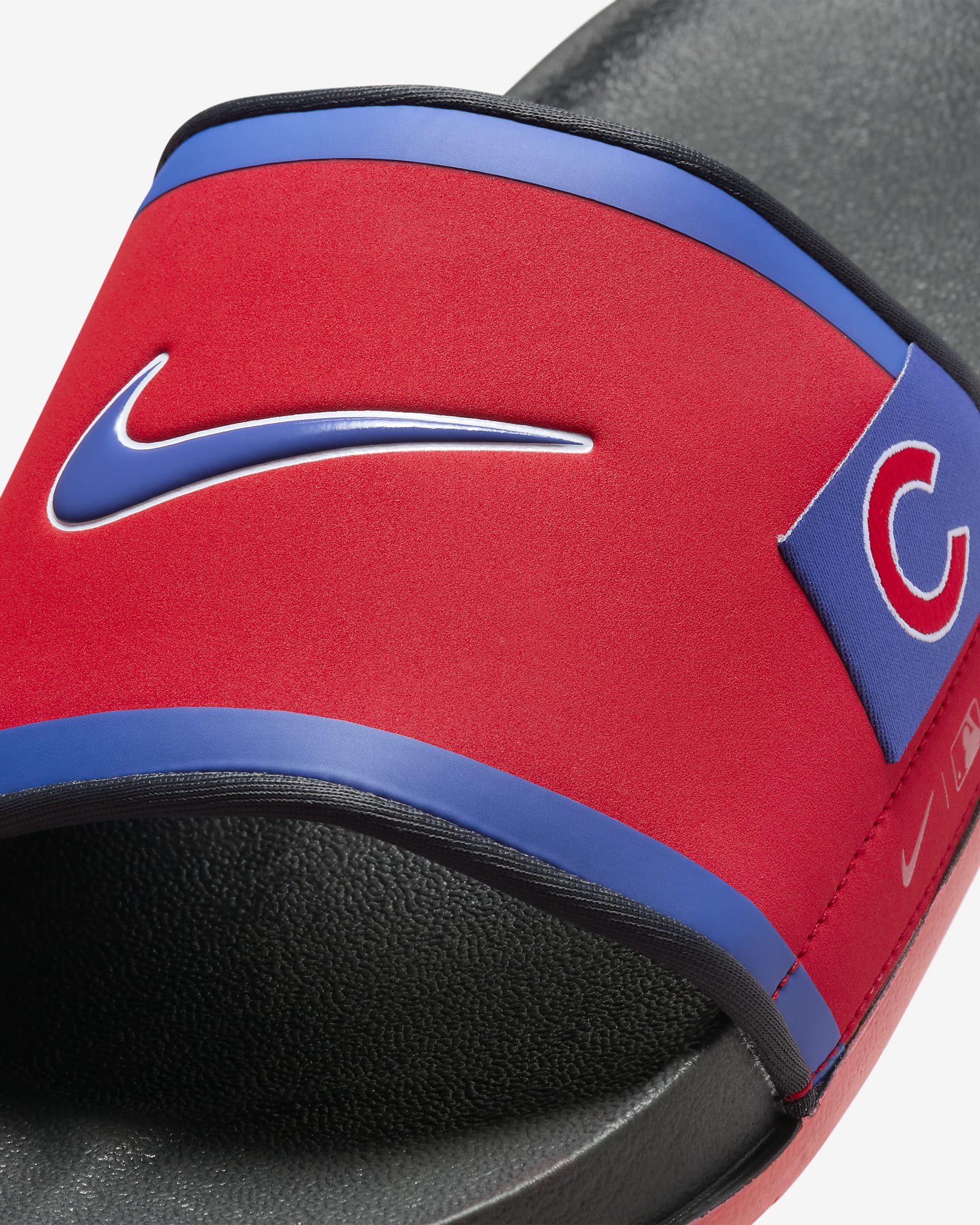 Nike Offcourt (Chicago Cubs) Offcourt Slides - Sport Red/Dark Smoke Grey/Rush Blue