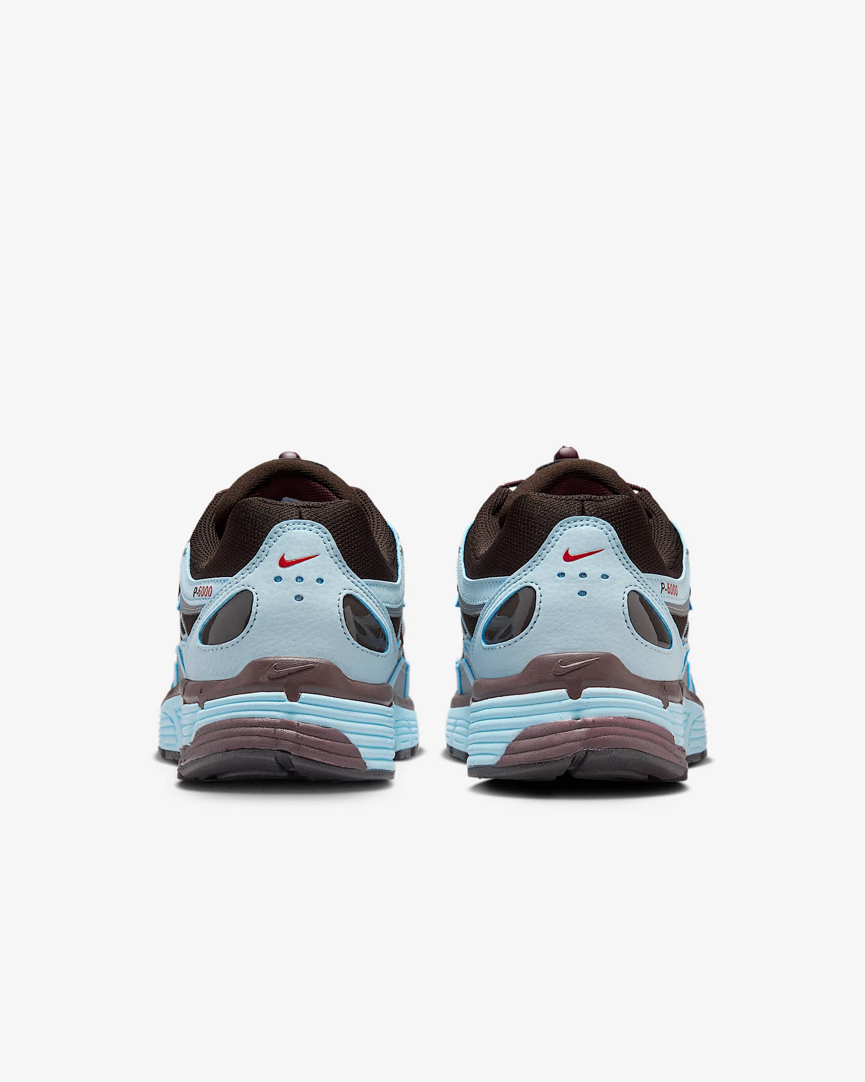 Nike P-6000 Kadın Ayakkabısı - Glacier Blue/Velvet Brown/Metallic Silver/Burgundy Crush