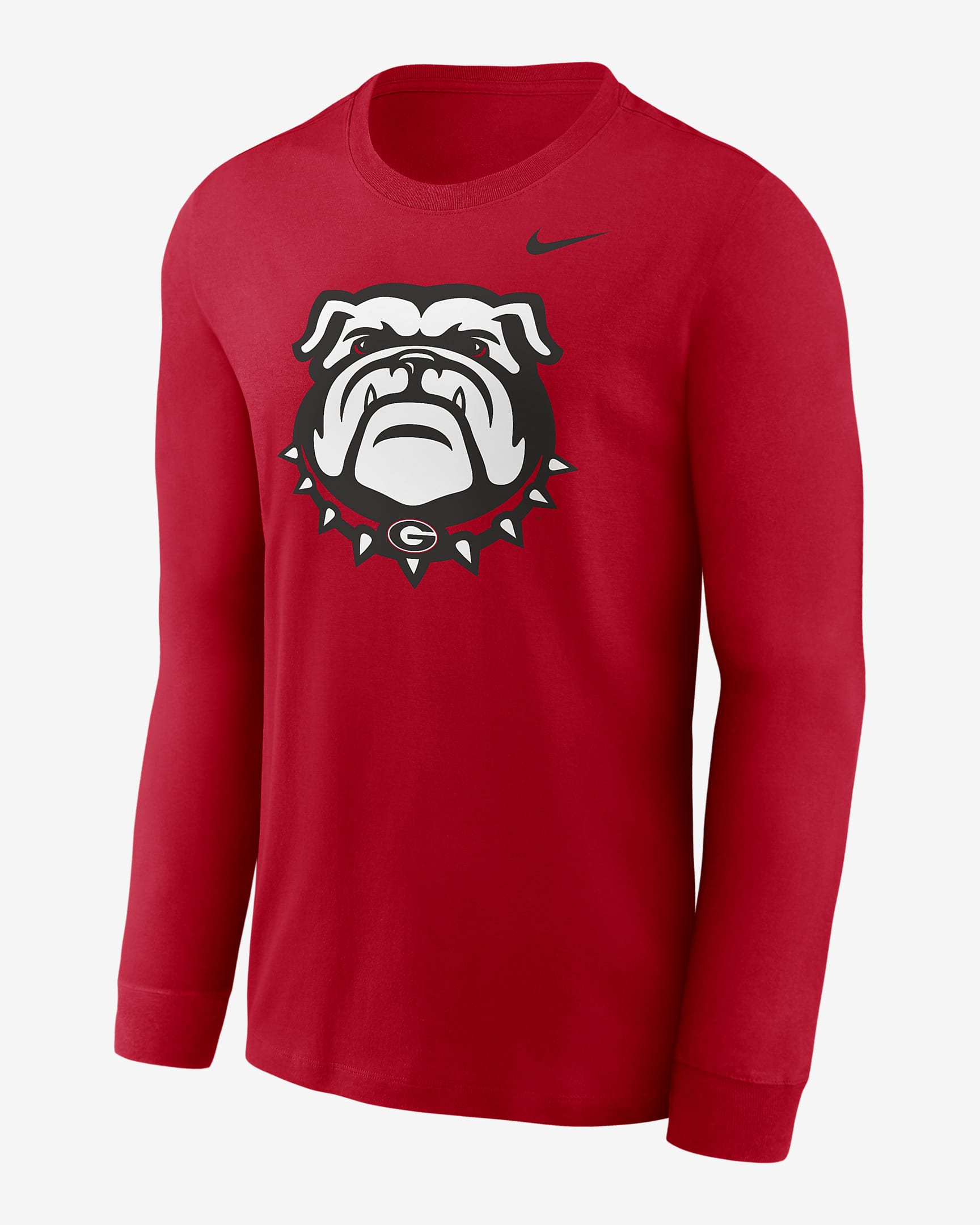 Georgia Bulldogs Alternate Logo Men's Nike College Long-Sleeve T-Shirt - University Red