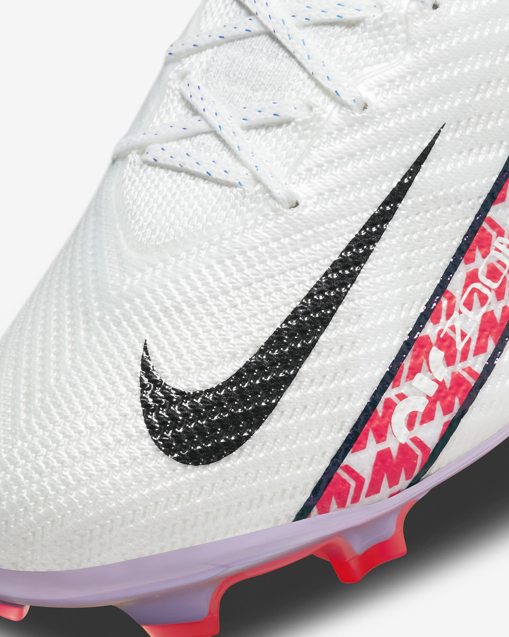 รองเท้าสตั๊ดฟุตบอลไม่หุ้มข้อสำหรับพื้นสนามทั่วไป Nike Mercurial Vapor 15 Elite - ขาว/Coconut Milk/Bright Crimson/Off Noir