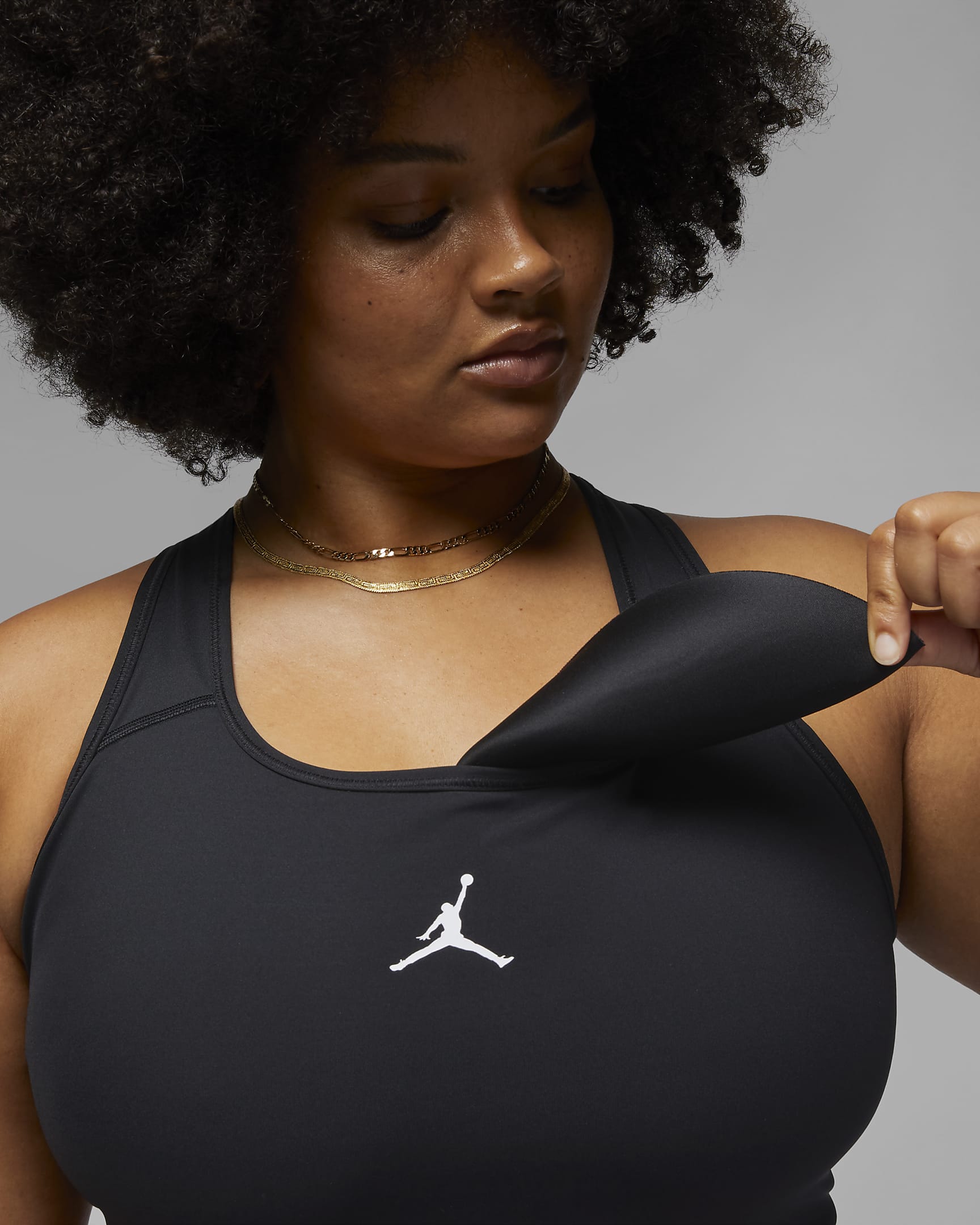 Jordan Jumpman Women's MediumSupport 1Piece Pad Sports Bra (Plus Size