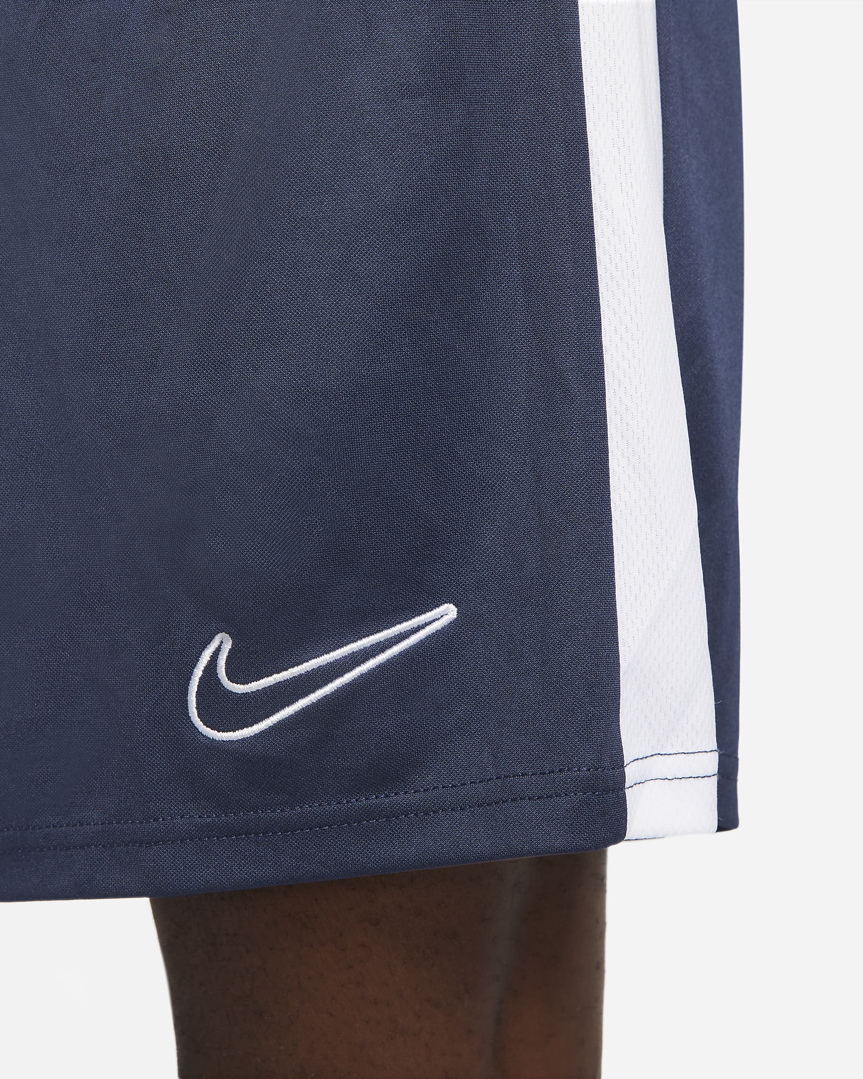 Męskie spodenki piłkarskie Dri-FIT Nike Academy - Obsidian/Biel/Biel