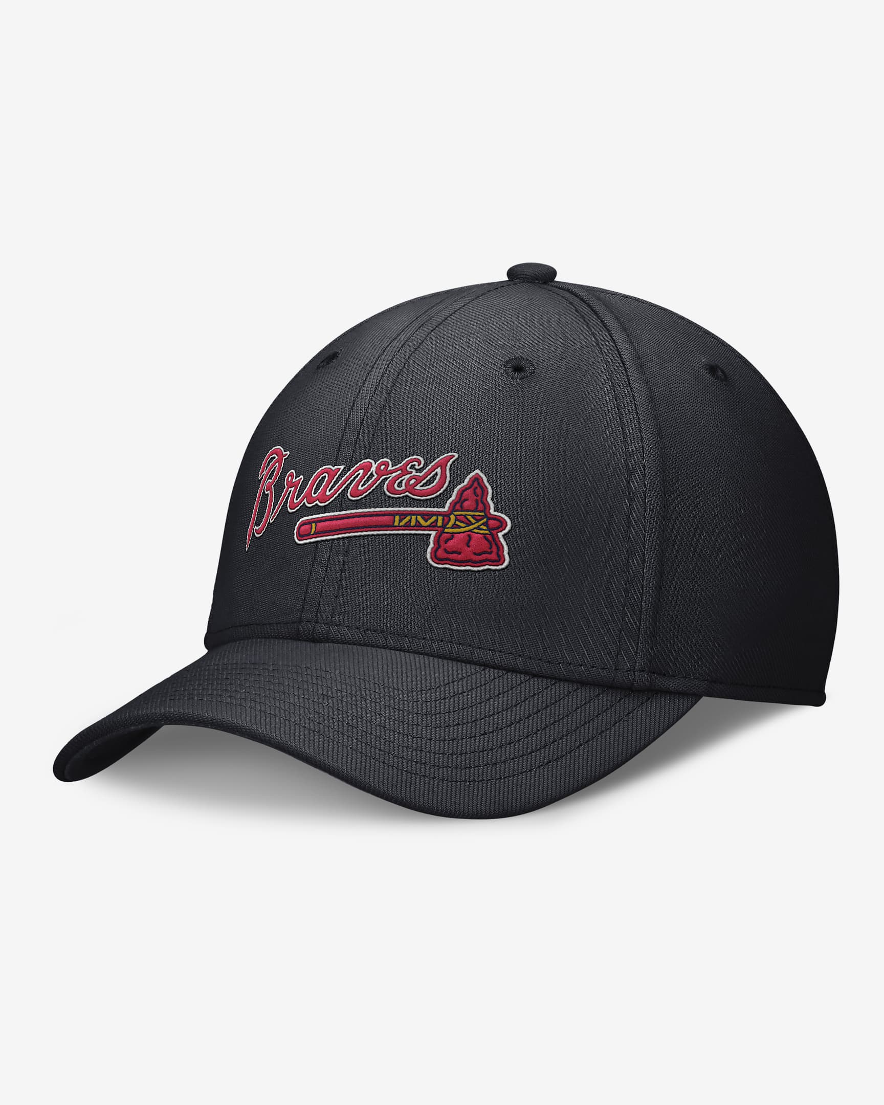 Atlanta Braves Evergreen Swoosh Men's Nike Dri-FIT MLB Hat - Navy