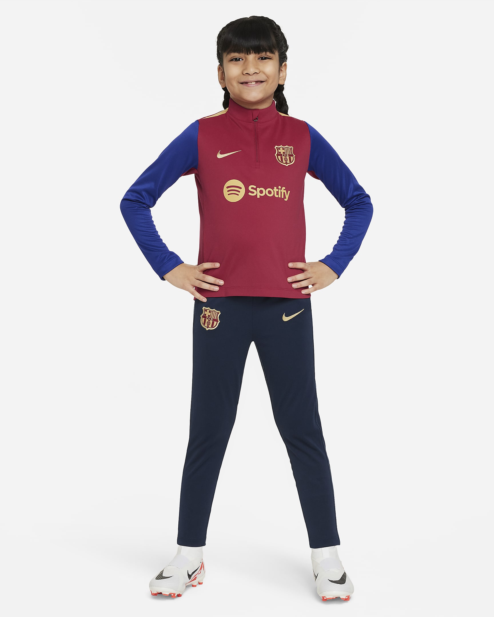 F.C. Barcelona Academy Pro Younger Kids' Nike Football Knit Pants. Nike SE