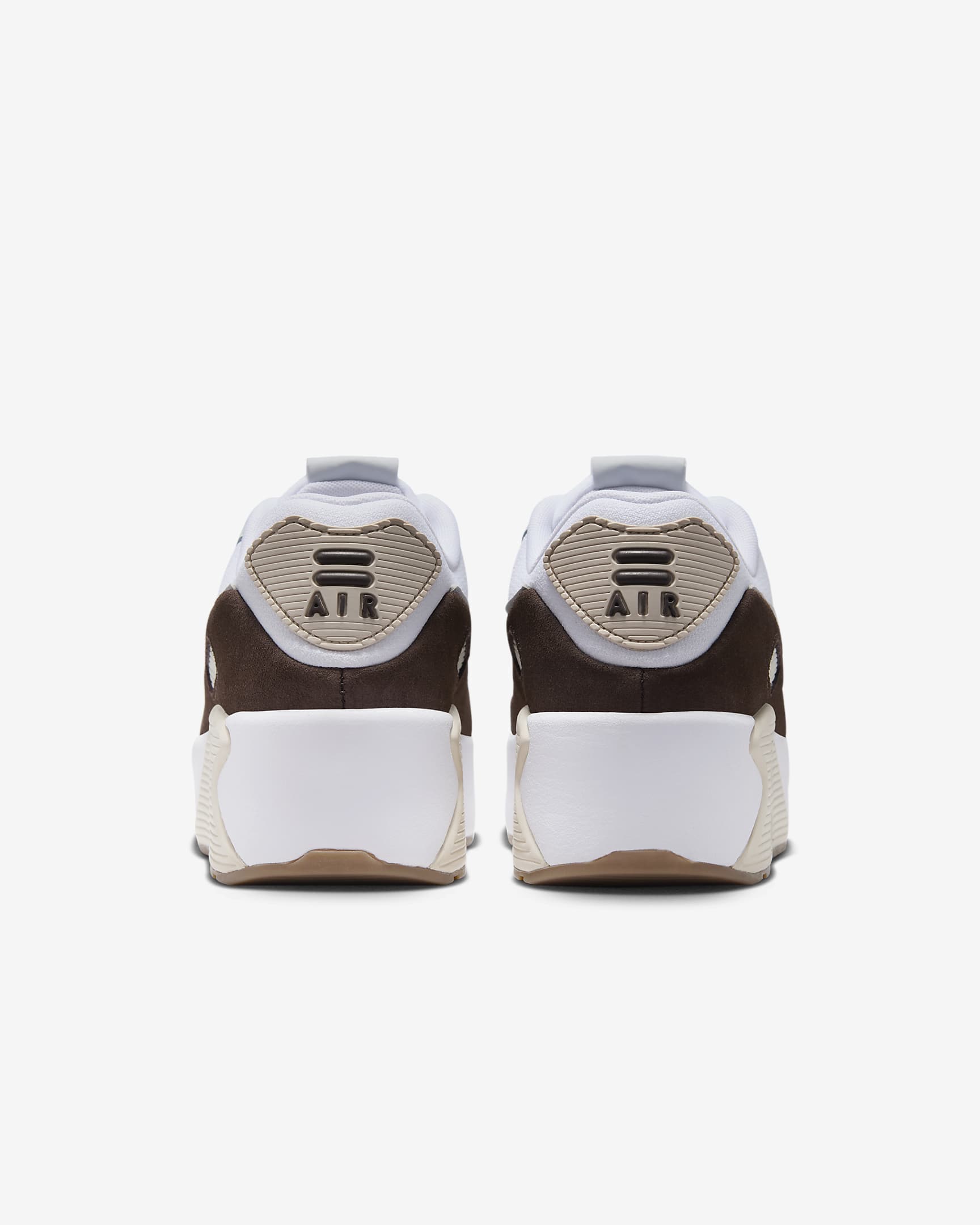 Nike Air Max 90 LV8 女鞋 - 白色/Baroque Brown/Light Orewood Brown/Photon Dust