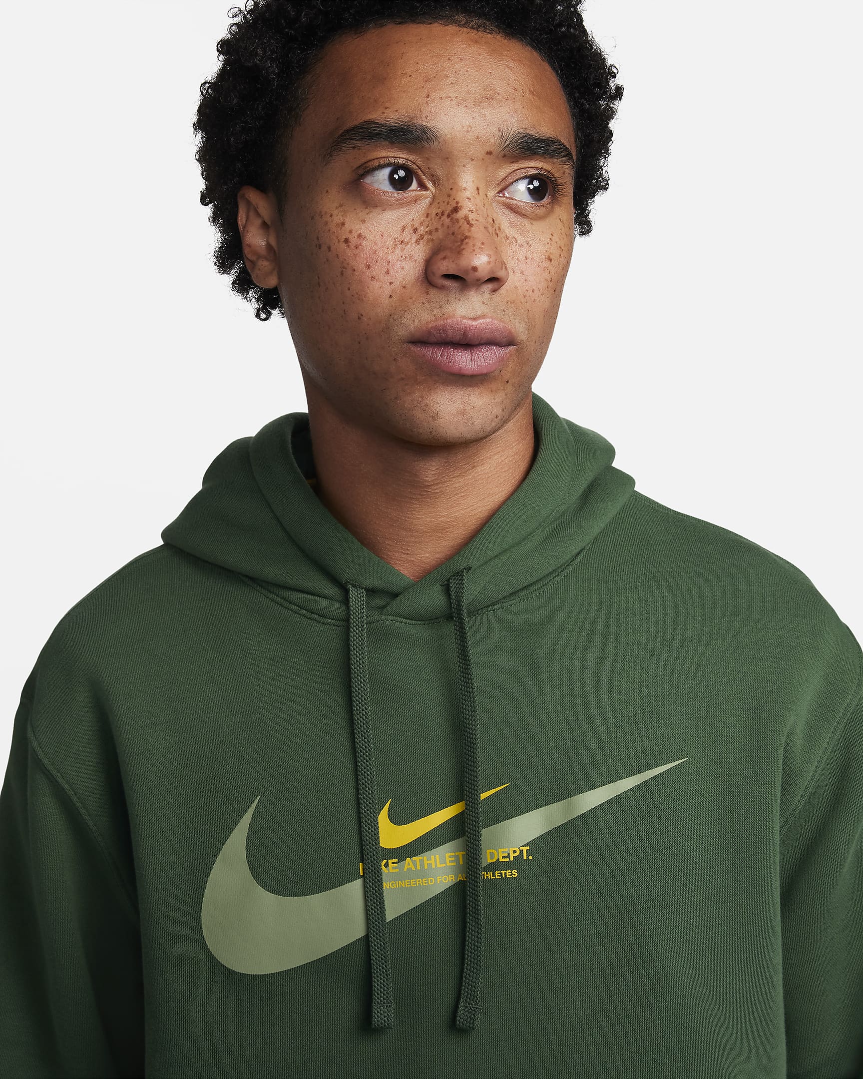 Nike Sportswear fleecehettegenser til herre - Fir