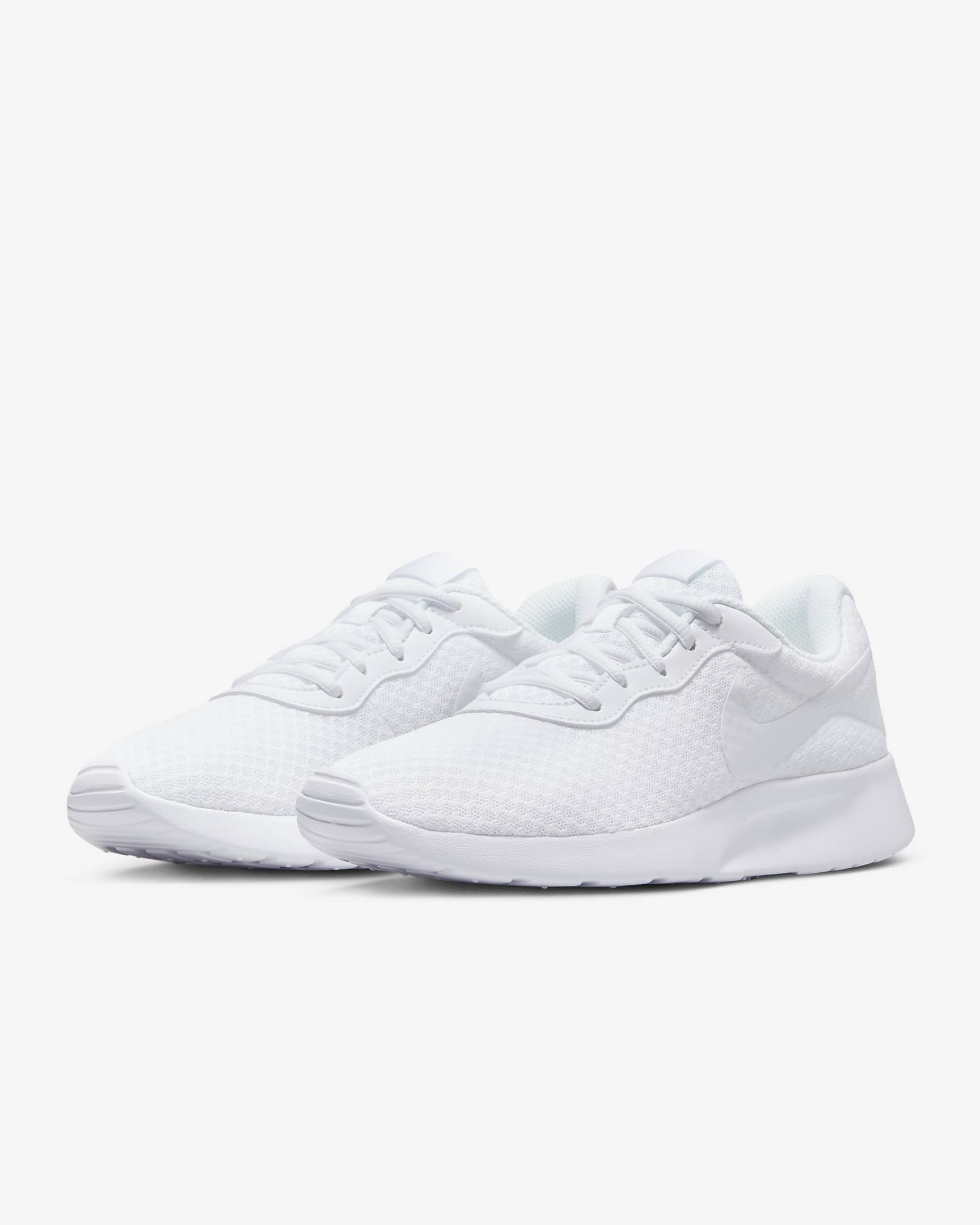 Nike Tanjun Women's Shoes - White/White/Volt/White