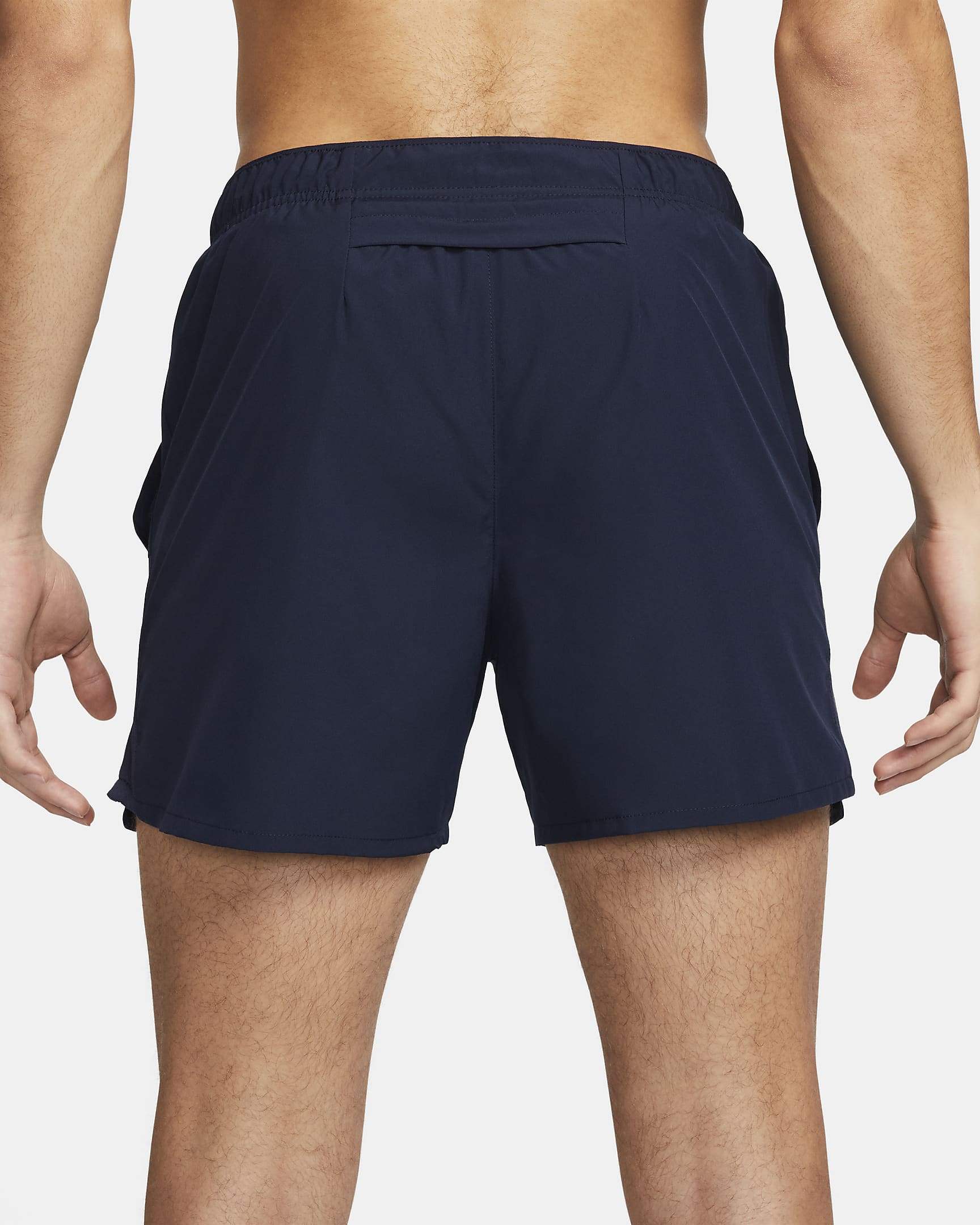 Shorts de correr Dri-FIT de 13 cm con forro de ropa interior para hombre Nike Challenger - Obsidiana/Obsidiana/Negro