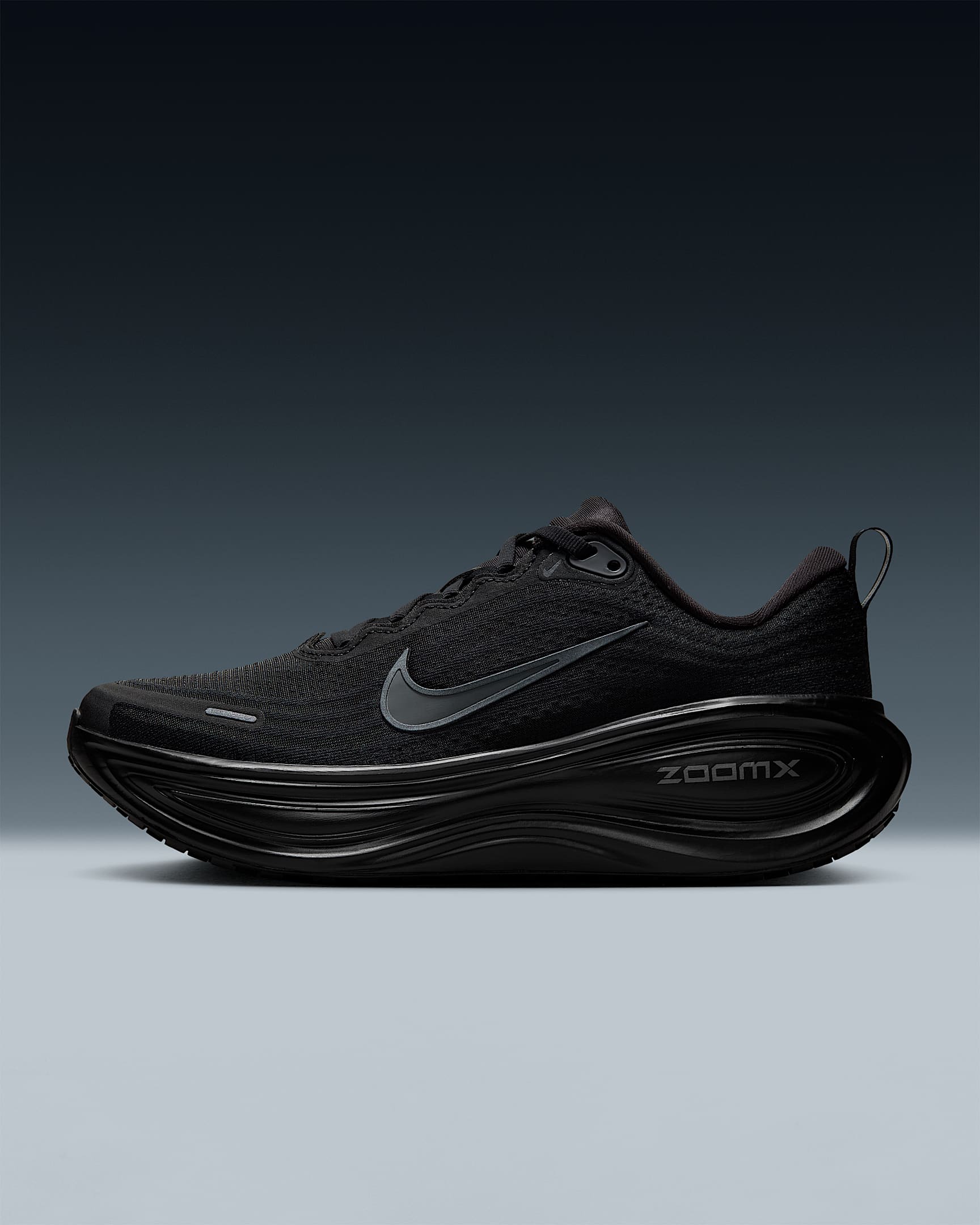Nike Vomero Plus Women's Road Running Shoes - Black/Metallic Dark Grey/Cool Grey/Dark Smoke Grey