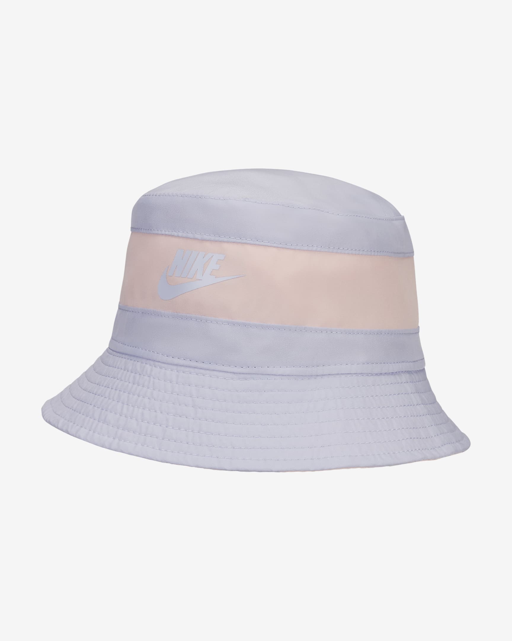 Nike Older Kids' Reversible Bucket Hat - Oxygen Purple/Pink Bloom
