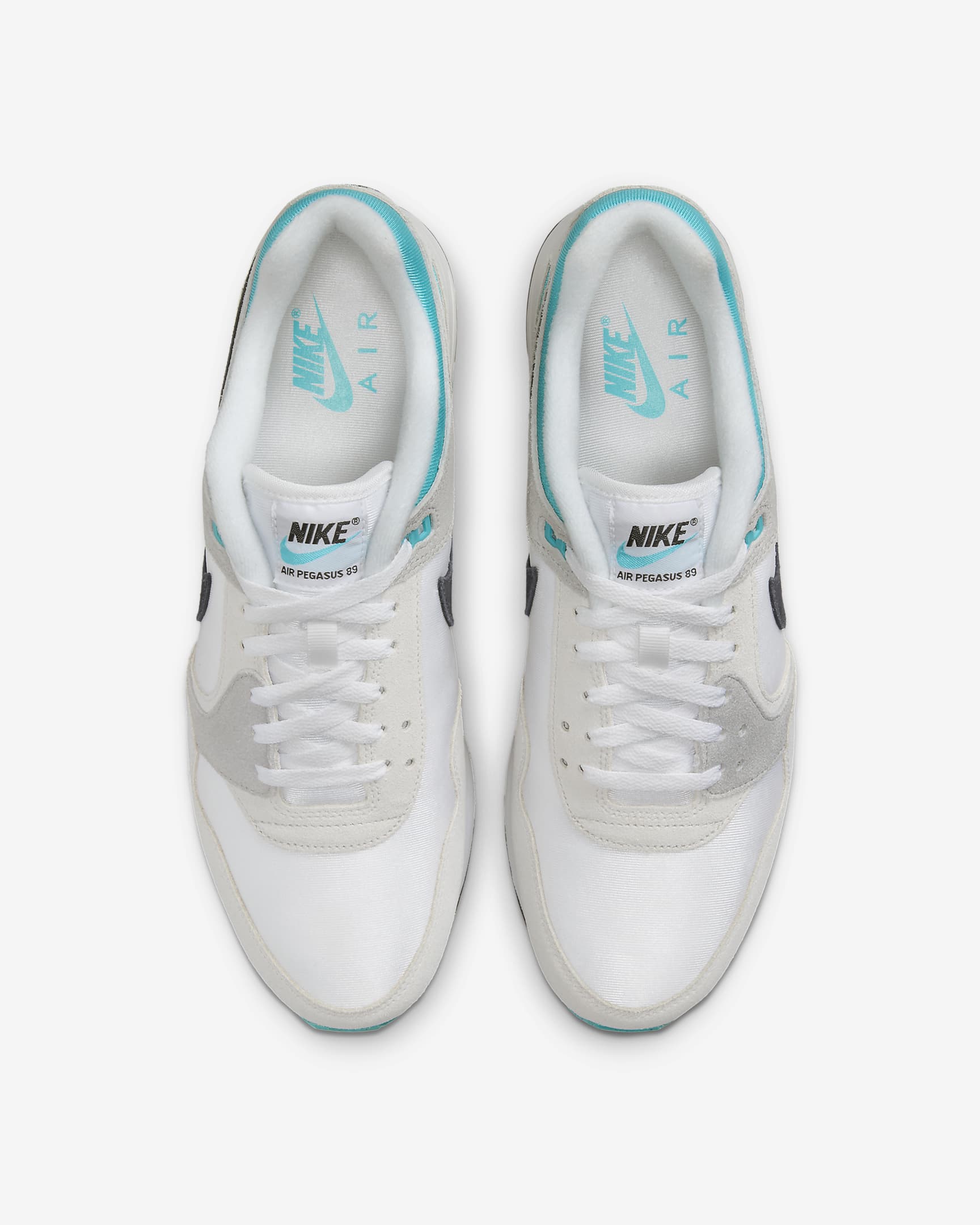 Nike Air Pegasus '89 Men's Shoes - White/Platinum Tint/Dusty Cactus/Black